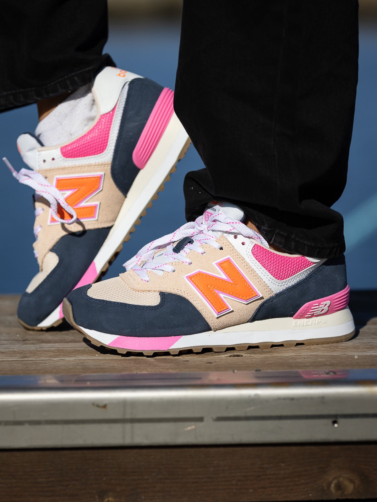 New Balance New Balance WL574 Natural indigo / vintage rose