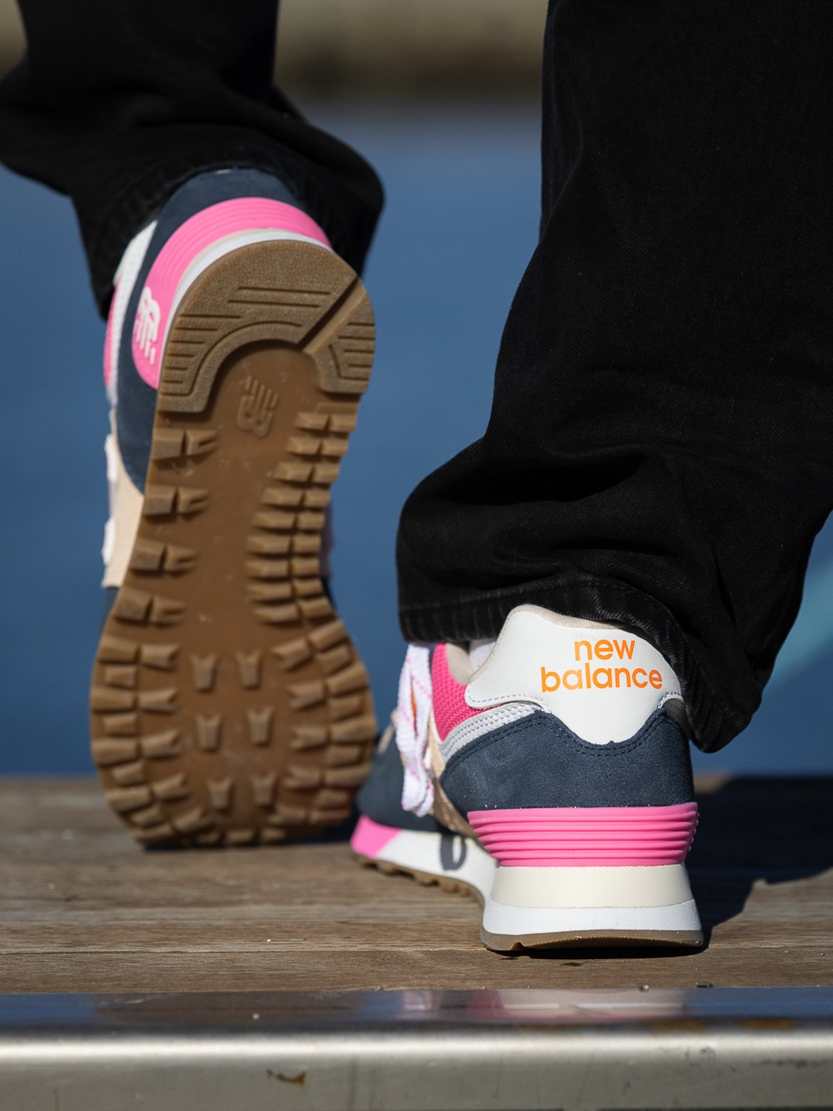 New Balance New Balance WL574 Natural indigo / vintage rose