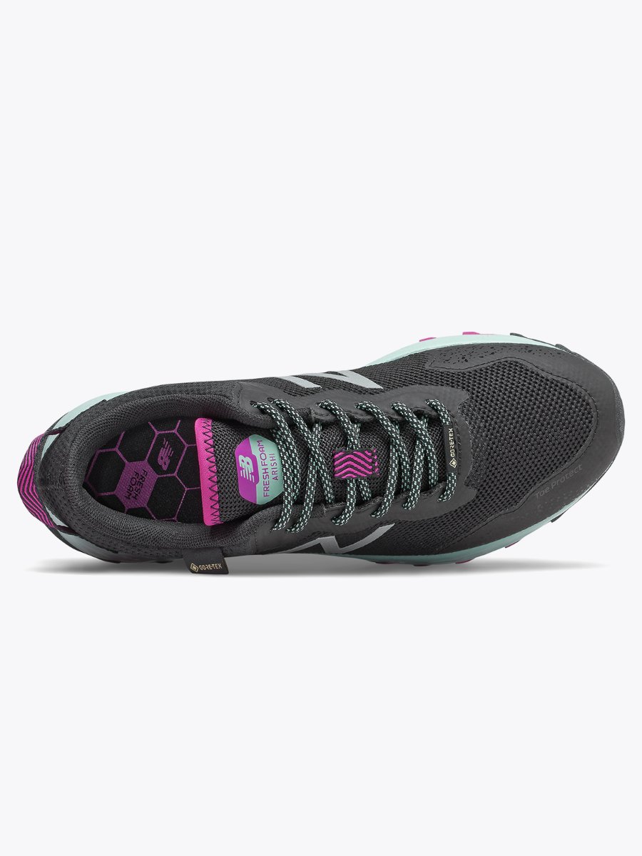 New Balance Arishi Gore Tex Black with poisonberry