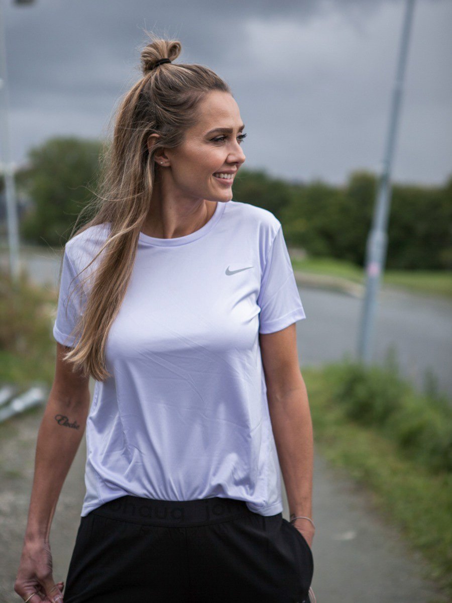 Nike Miler Tee Short Sleeve Lavender Mist