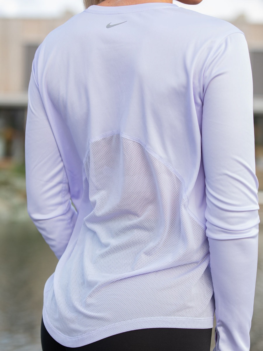 Nike Miler LS Lavender Mist