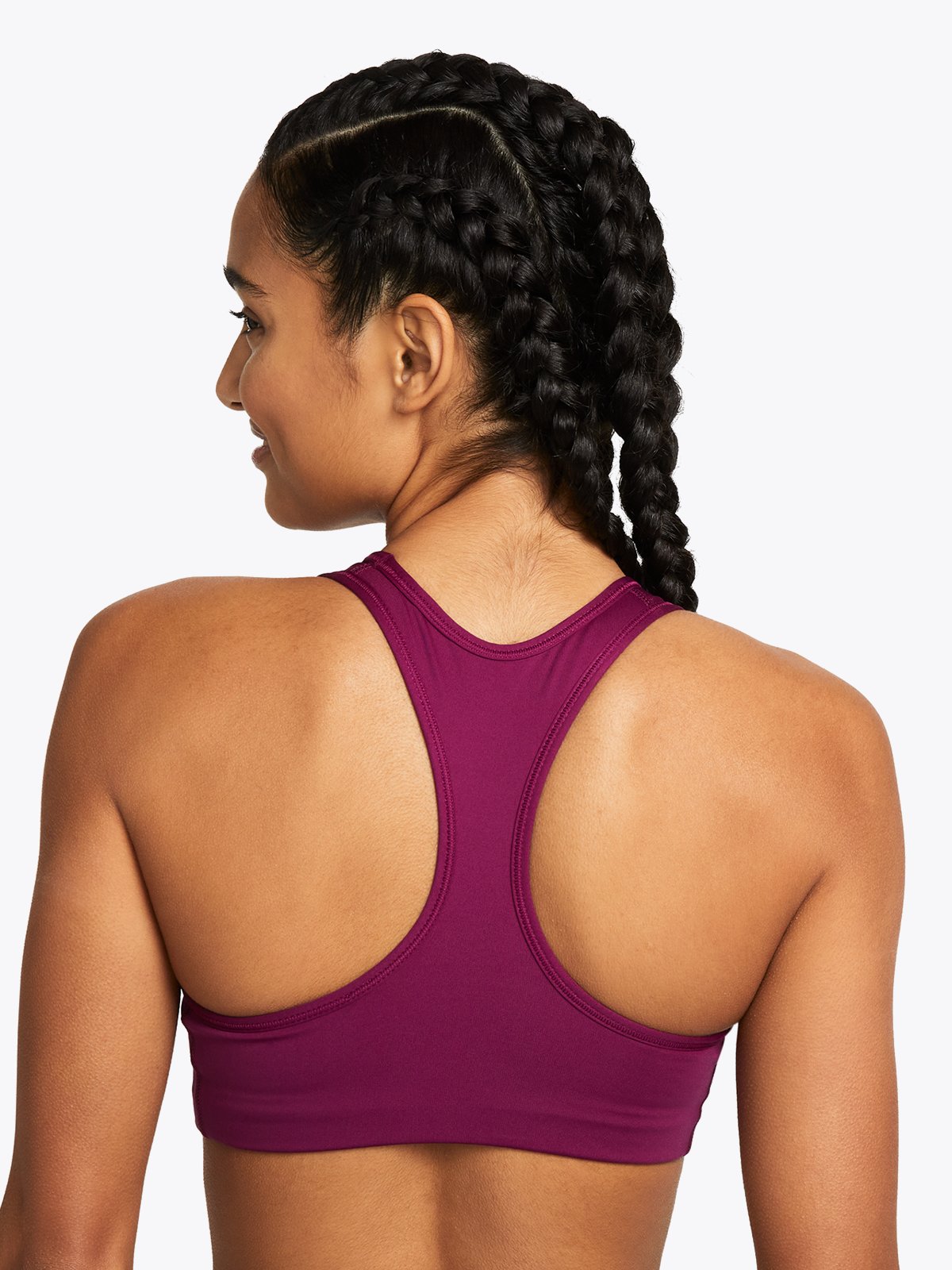 Nike Swoosh Bra Non-Pad Light Bordeaux/Hvit