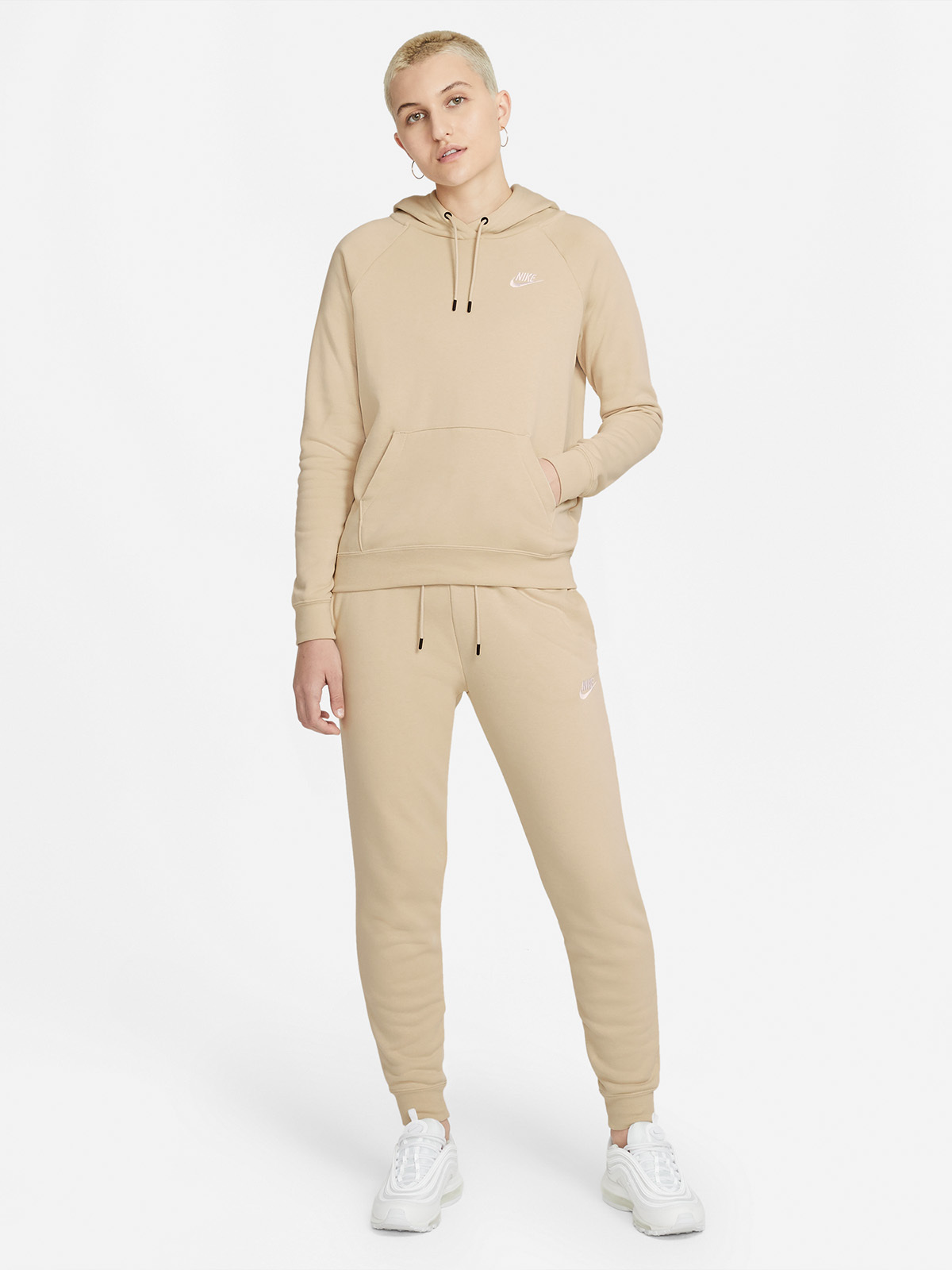 Nike Essential Pant Reg Fleece Beige