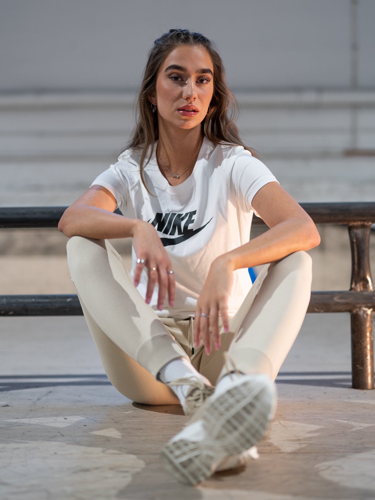 Nike Essential Pant Reg Fleece Beige