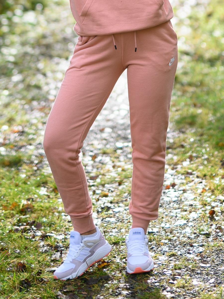 Nike Essential Pant Reg Fleece Pink Quarts