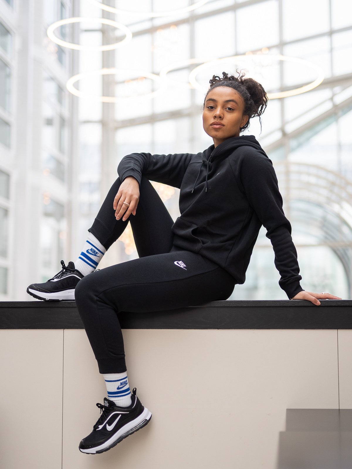 Nike Essential Pant Tight Black/ White