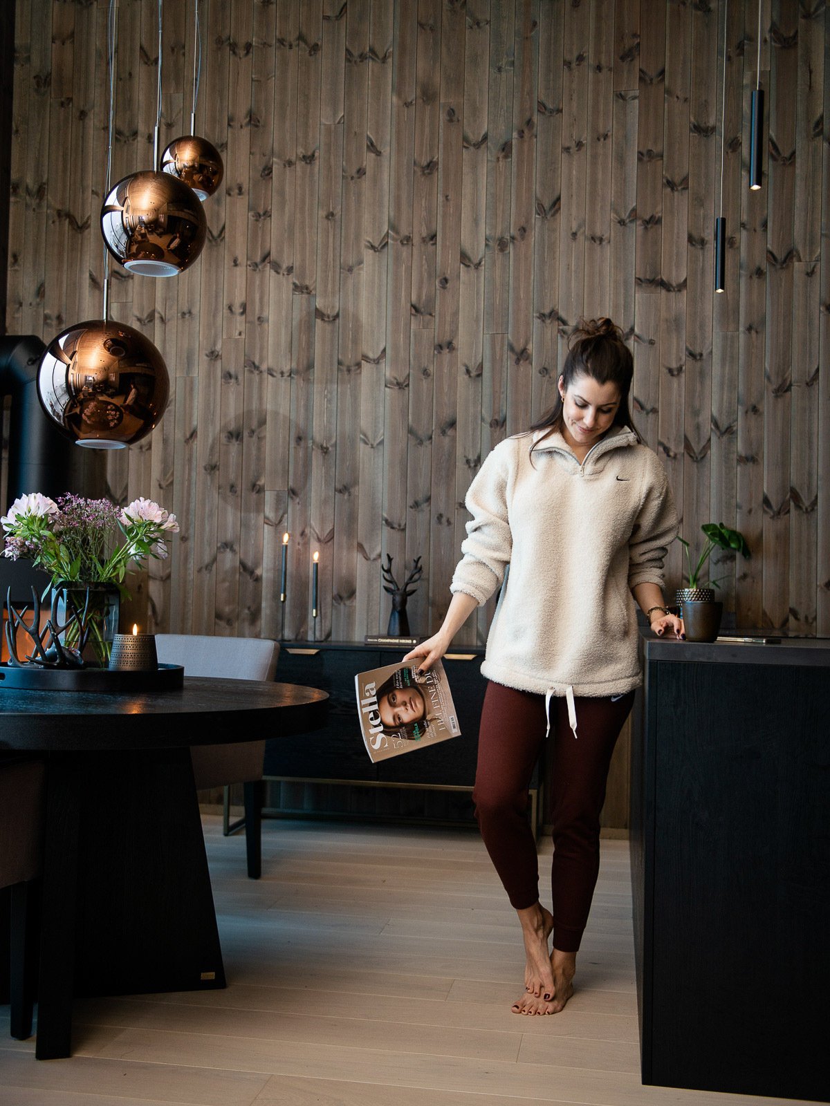 Nike Essential Pant Tight Brown