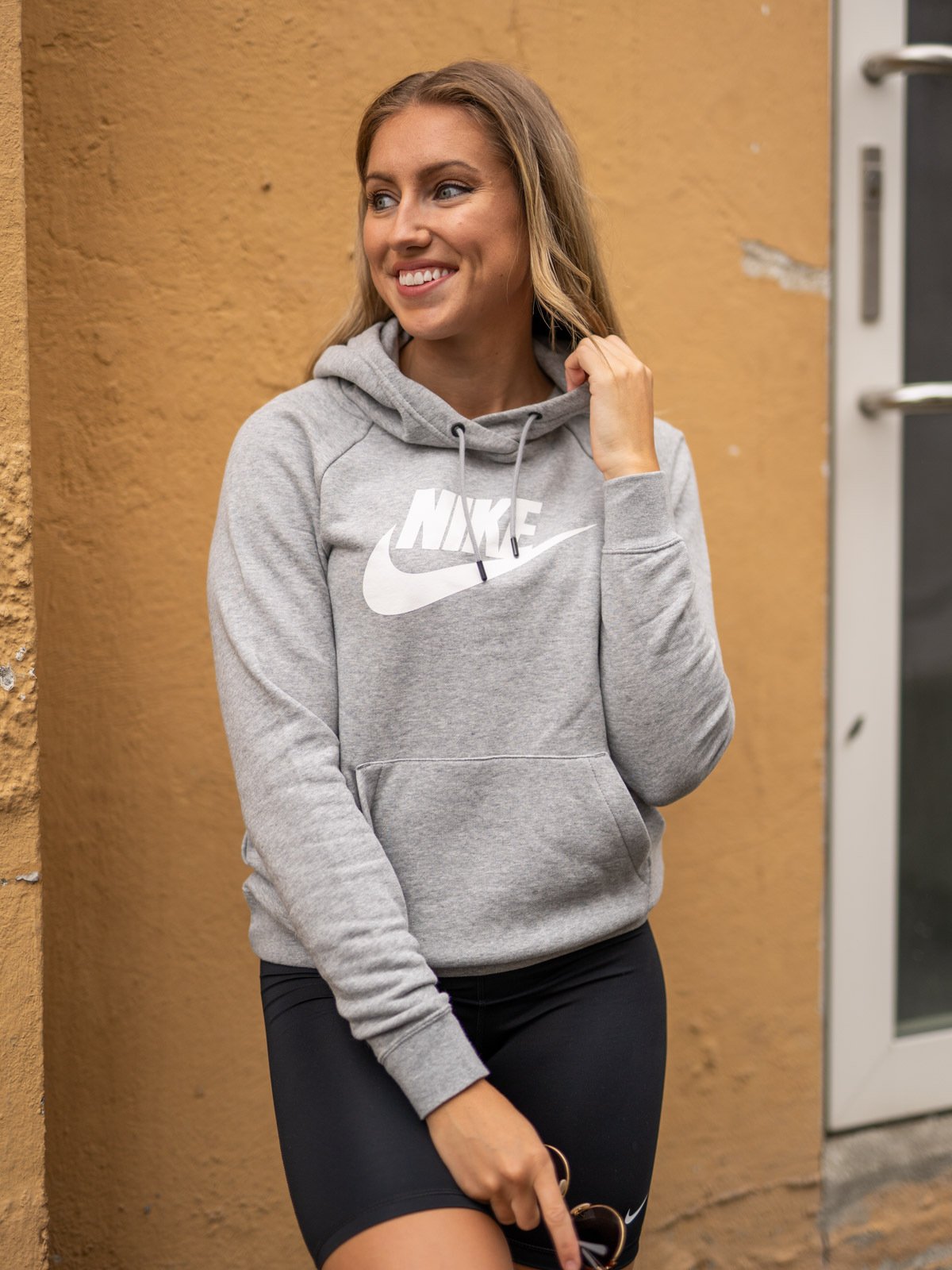Nike Essential Hoodie DK Grey Heather