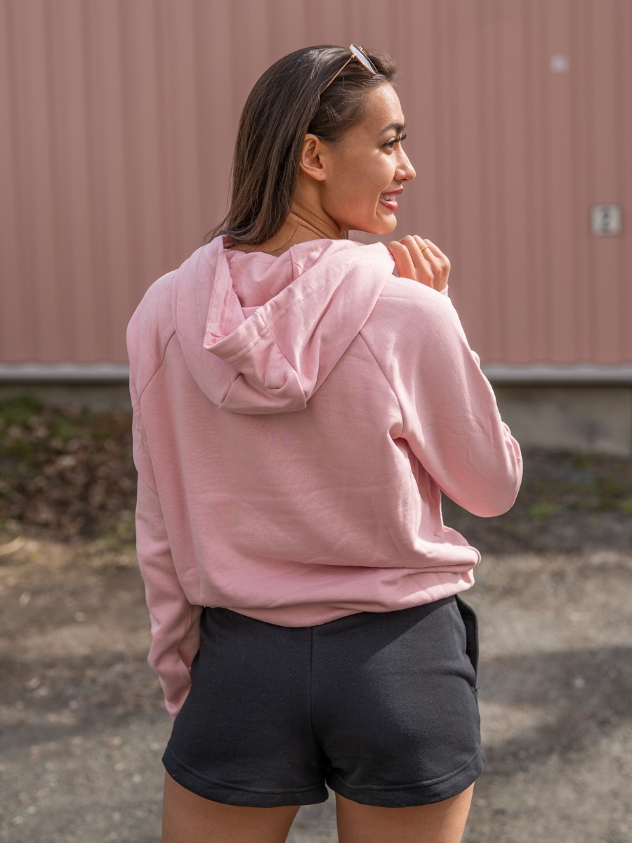 Nike Essential Hoodie Pink Glaze / White