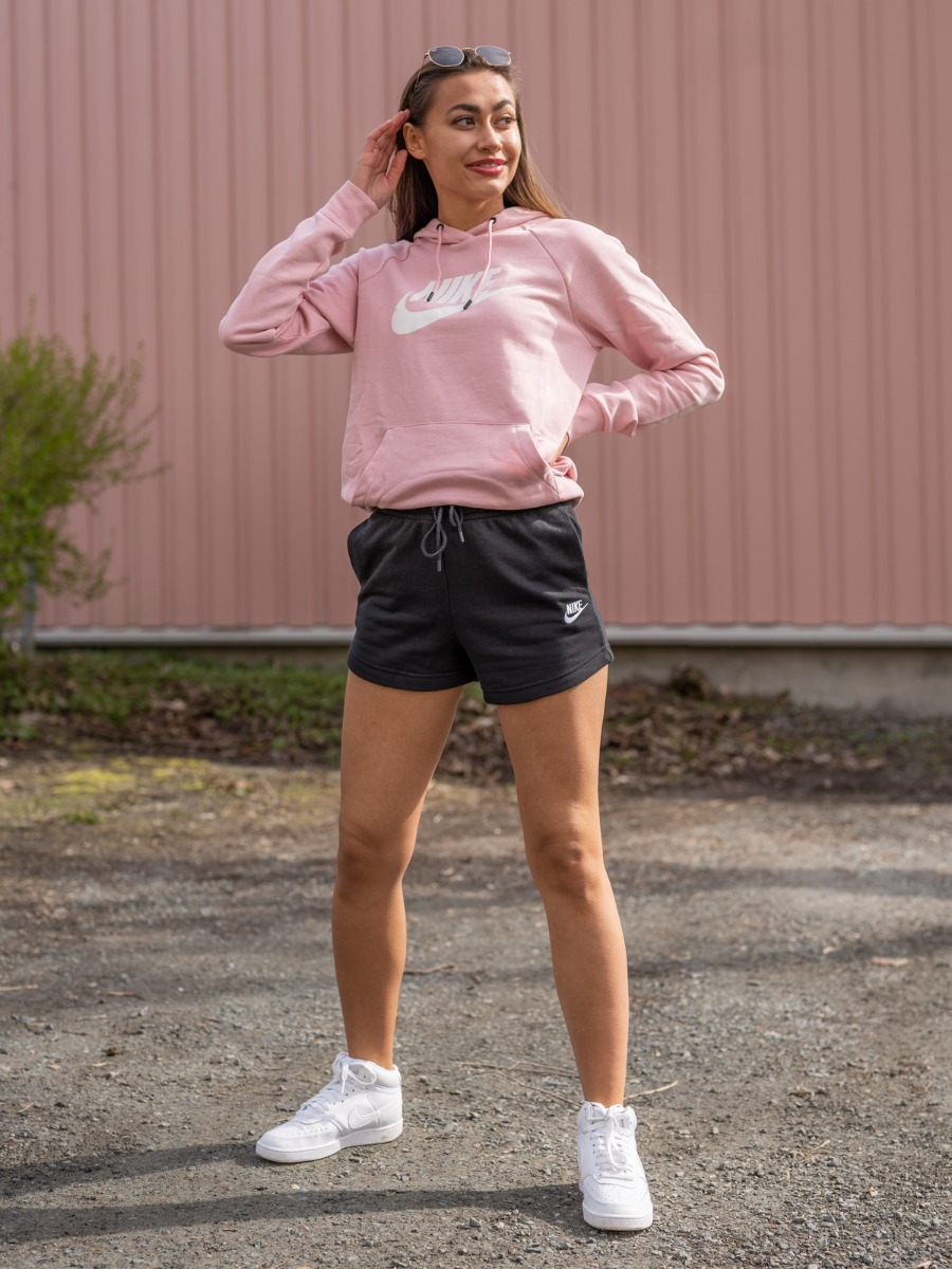 Nike Essential Hoodie Pink Glaze / White