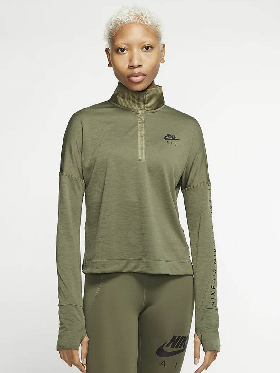 Nike Top Midlayer Air Medium Olive/Black
