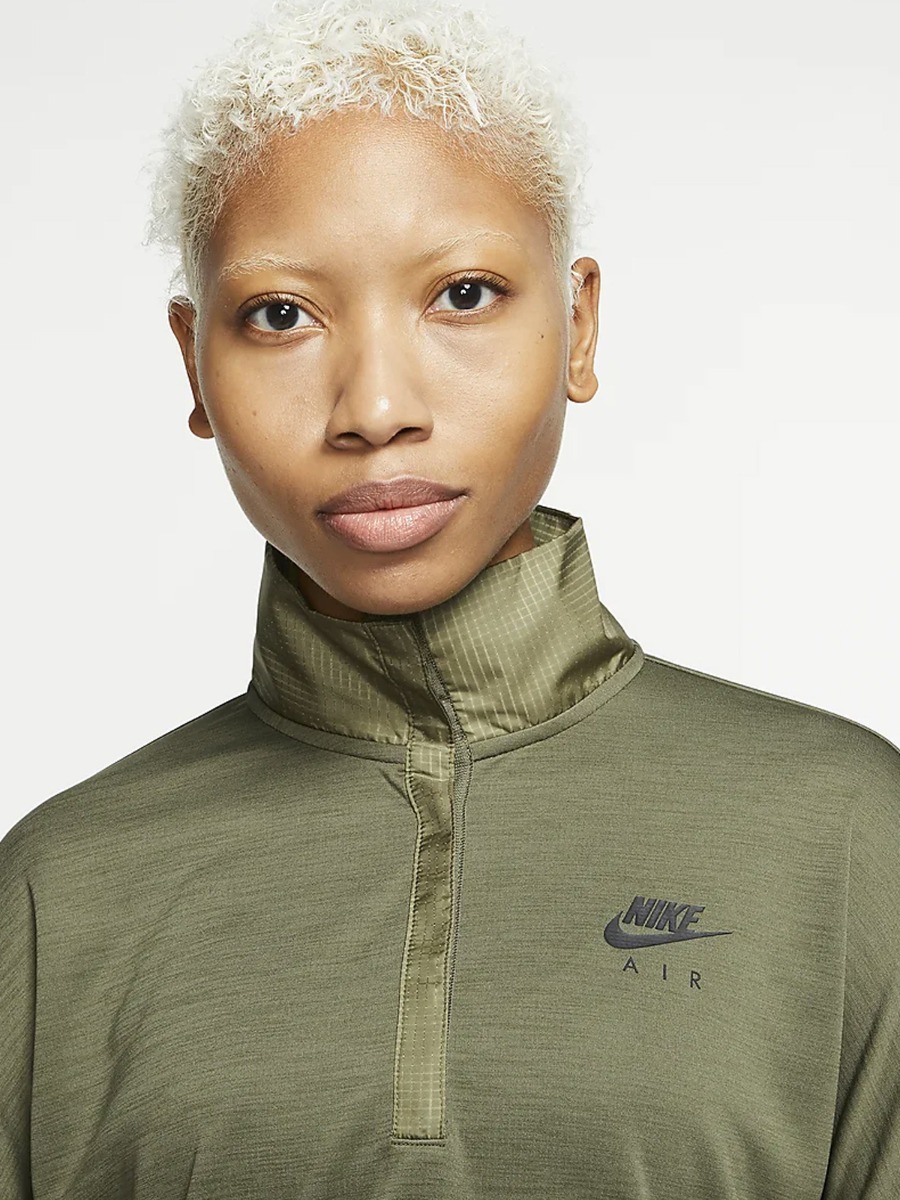 Nike Top Midlayer Air Medium Olive/Black