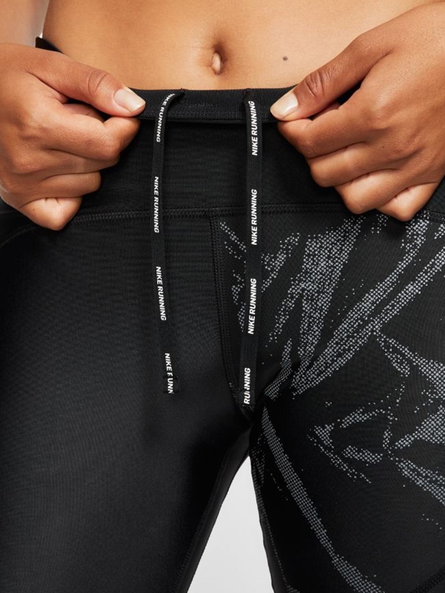Nike Speed Tights 7/8 FL PR Black/ Reflective Silver