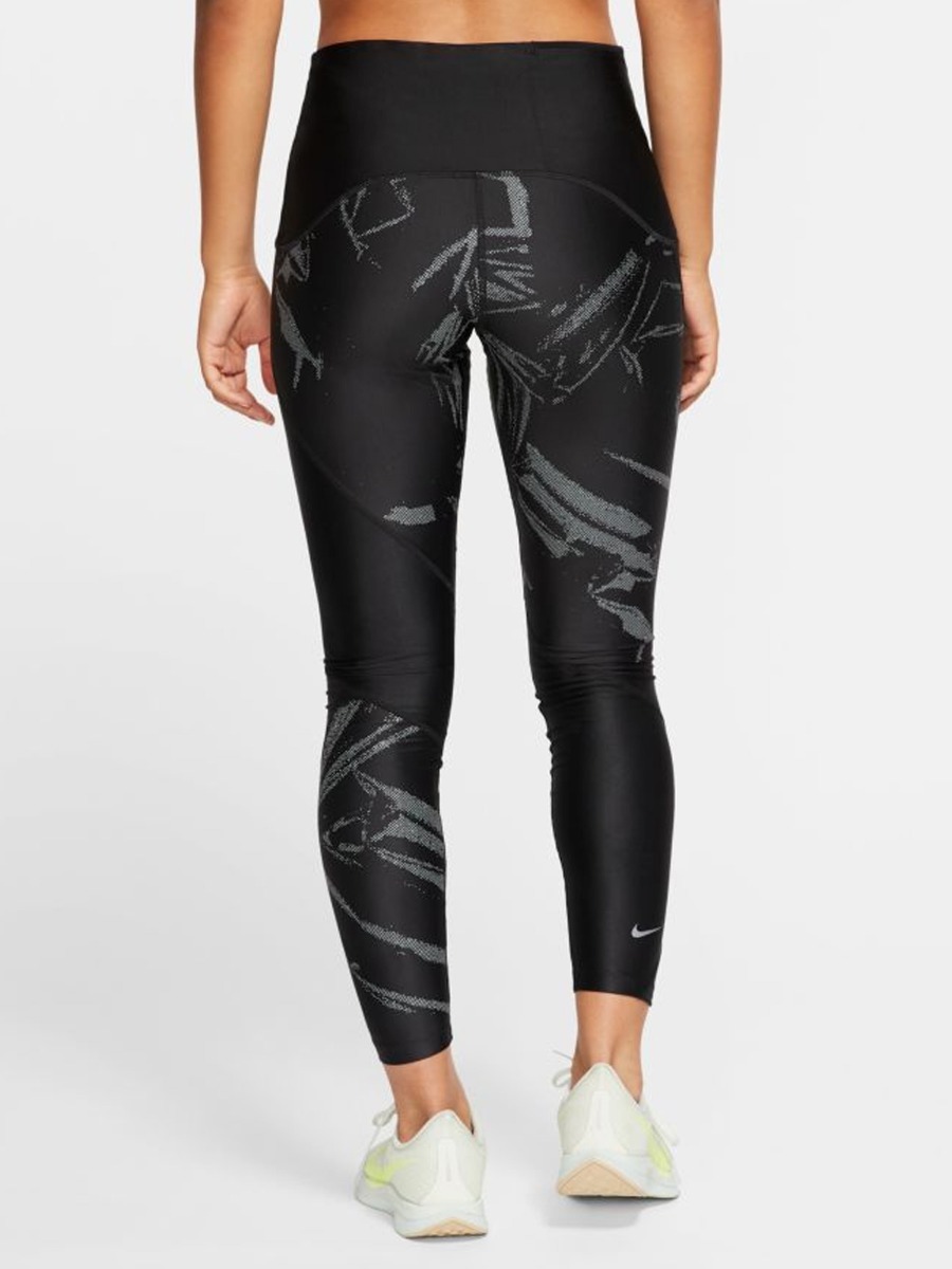 Nike Speed Tights 7/8 FL PR Black/ Reflective Silver