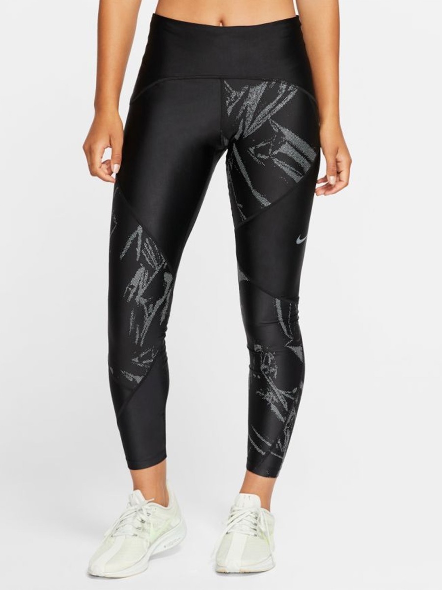 Nike Speed Tights 7/8 FL PR Black/ Reflective Silver