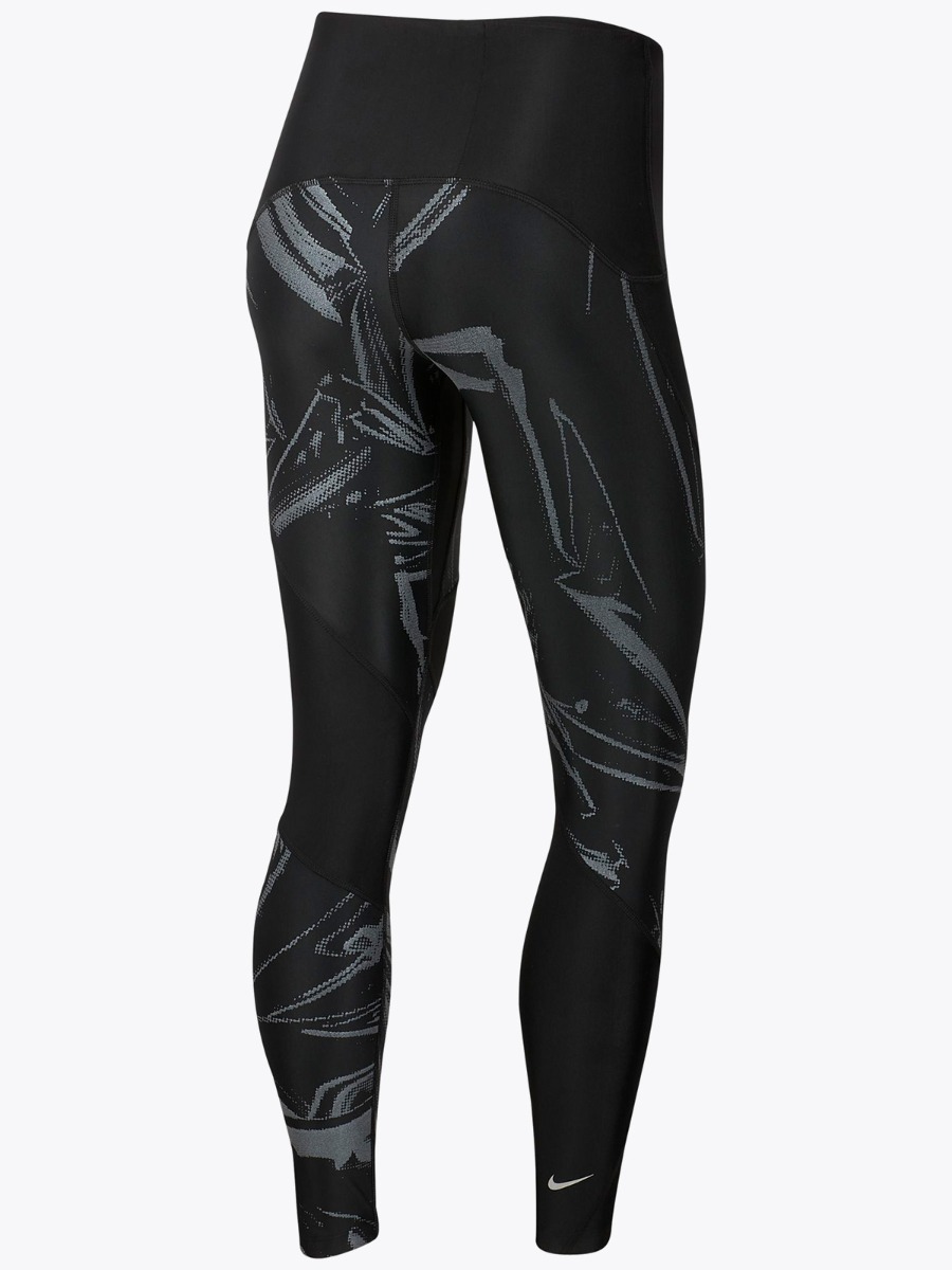 Nike Speed Tights 7/8 FL PR Black/ Reflective Silver