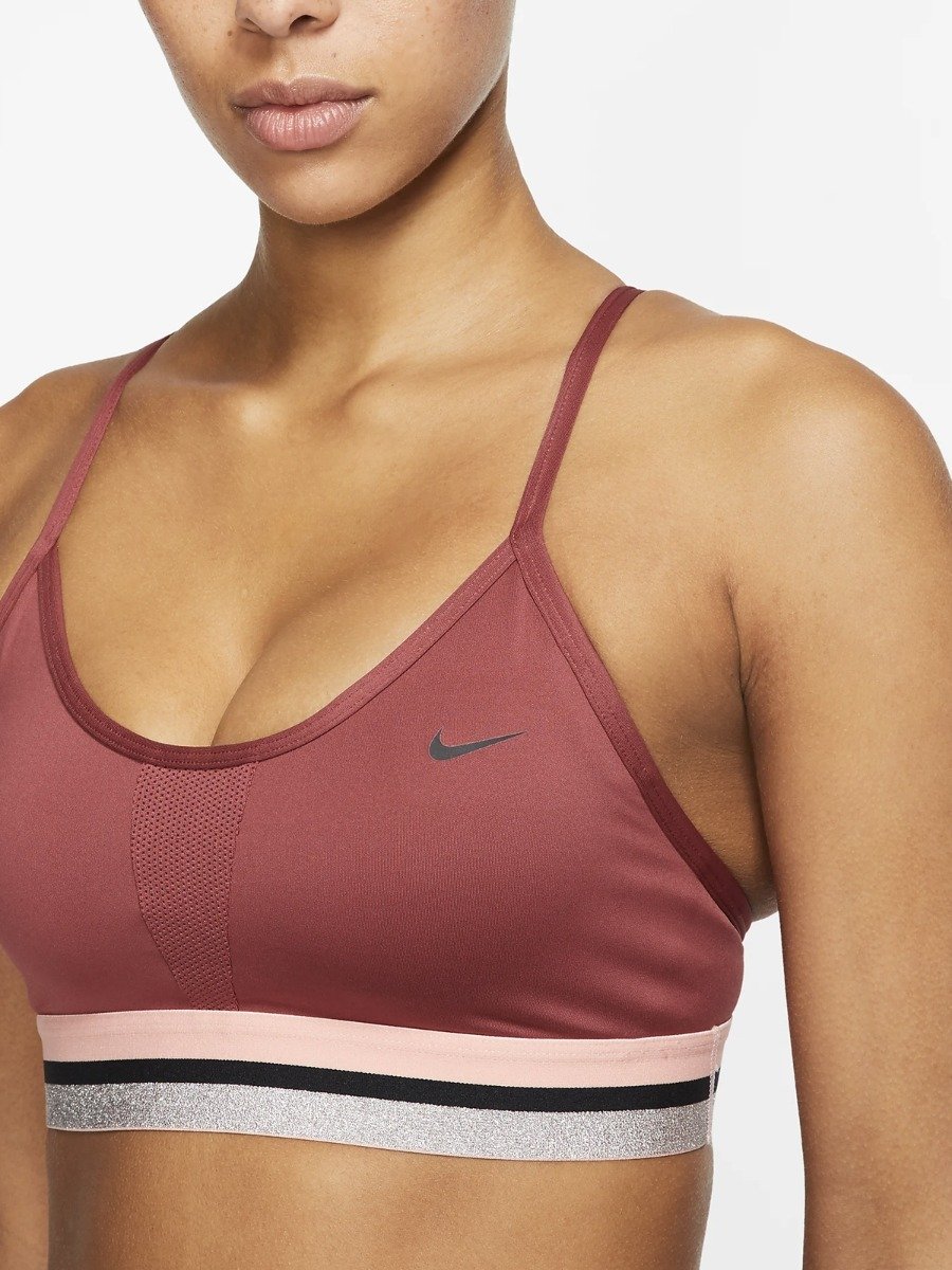 Nike GL DK Indy Bra Cedar/Bleached Coral/Metallic Silver/Black