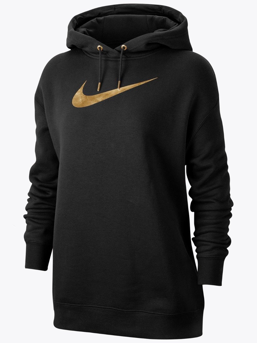 Nike Hoodie BB OS Shine Black/ Metallic gold