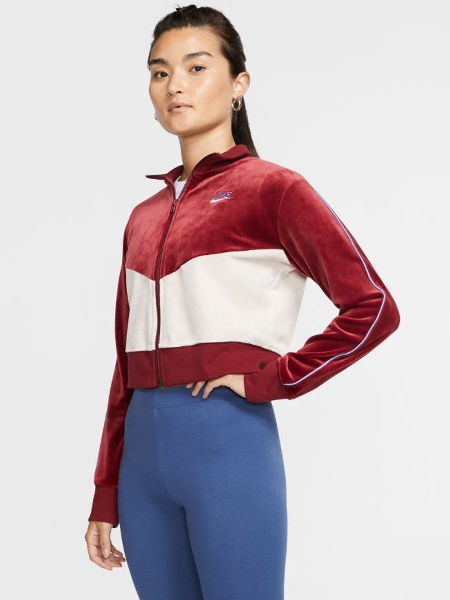 Nike Heritage Jacket Plush Team Red / Desert Sand