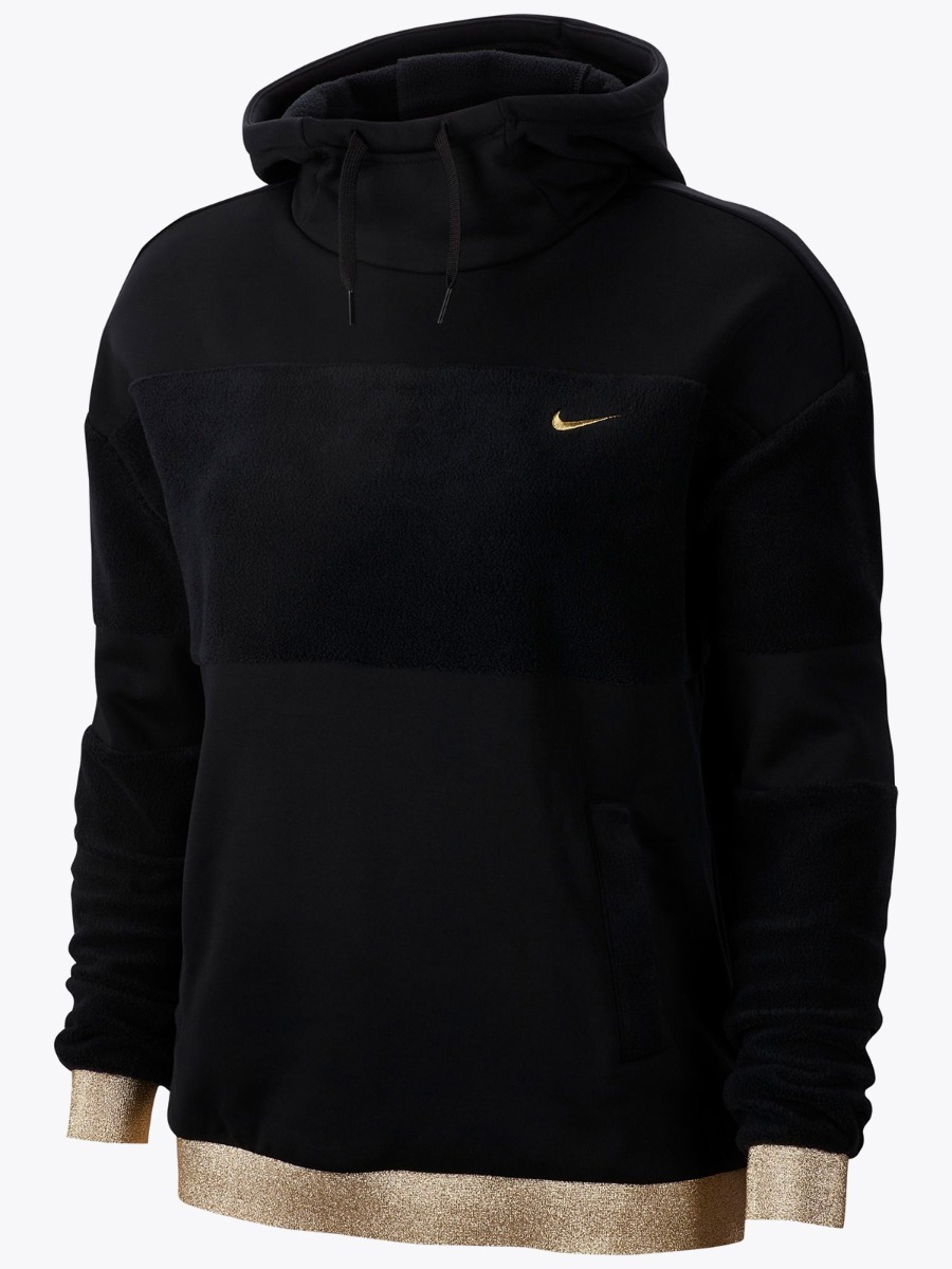 Nike Icon Clsh Fleece Black/ Metallic Gold