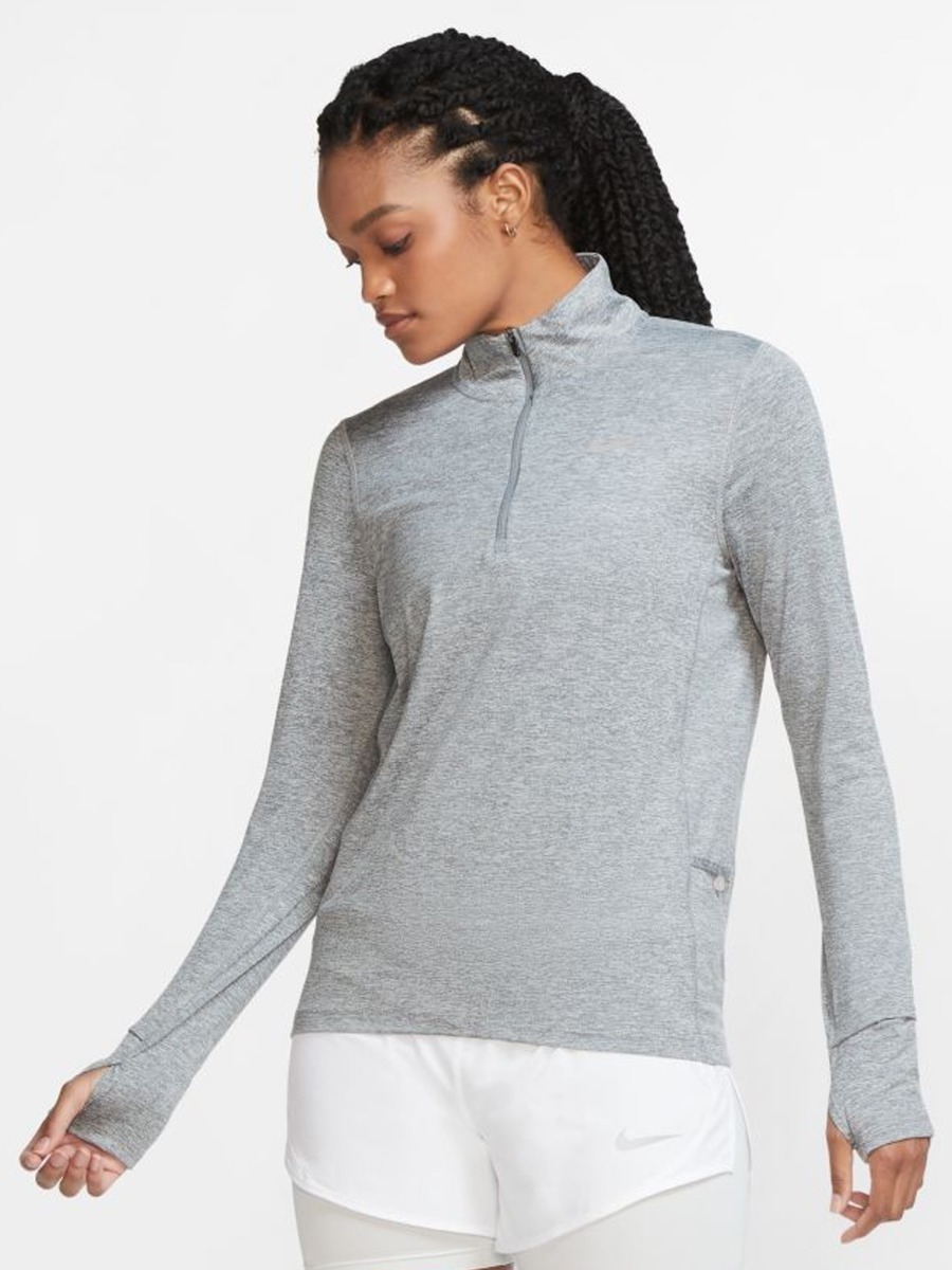 Nike Element Top Halfzip Smoke Grey/ Reflective Silver