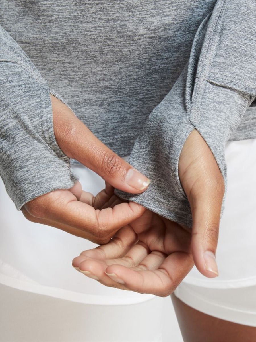 Nike Element Top Halfzip Smoke Grey/ Reflective Silver