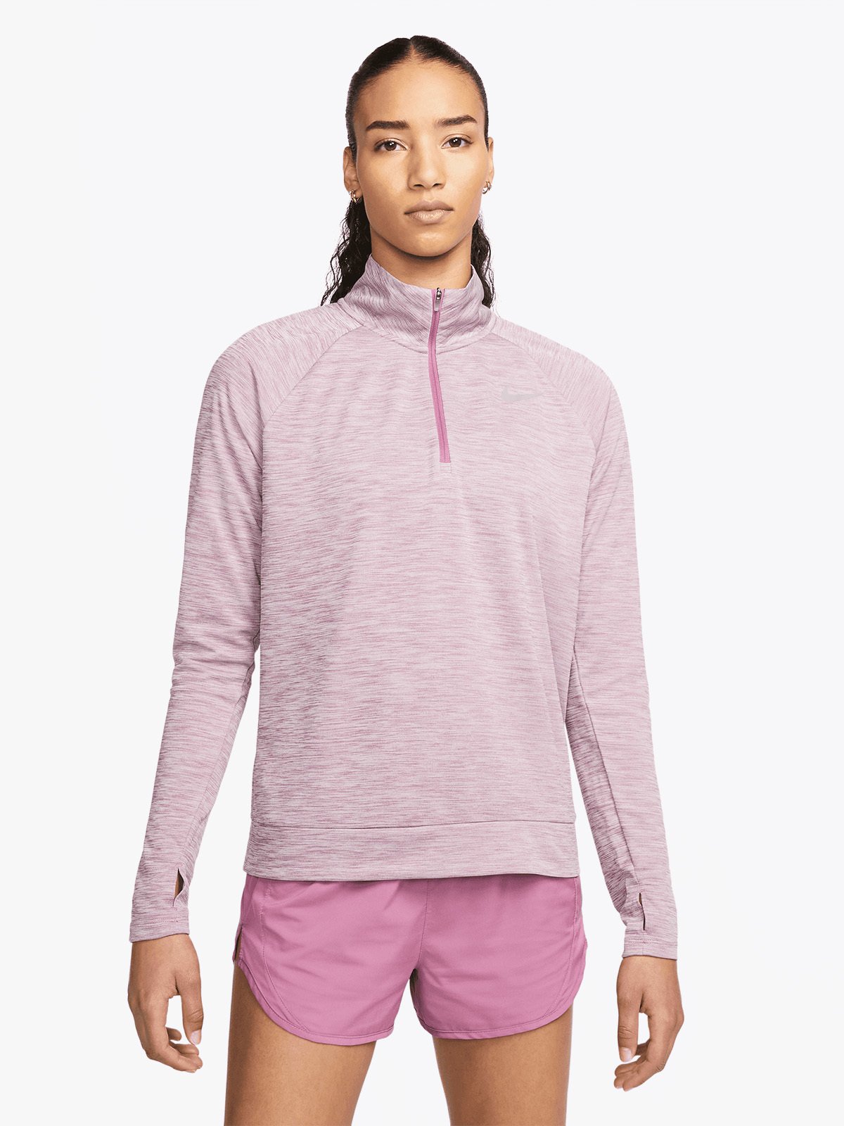 Nike Pacer Halfzip Light Bordeaux/Htr/Reflective Silver