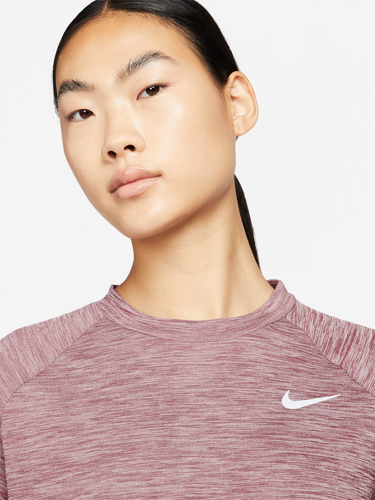 Nike Pacer Crew Long Sleeve Pomegranate