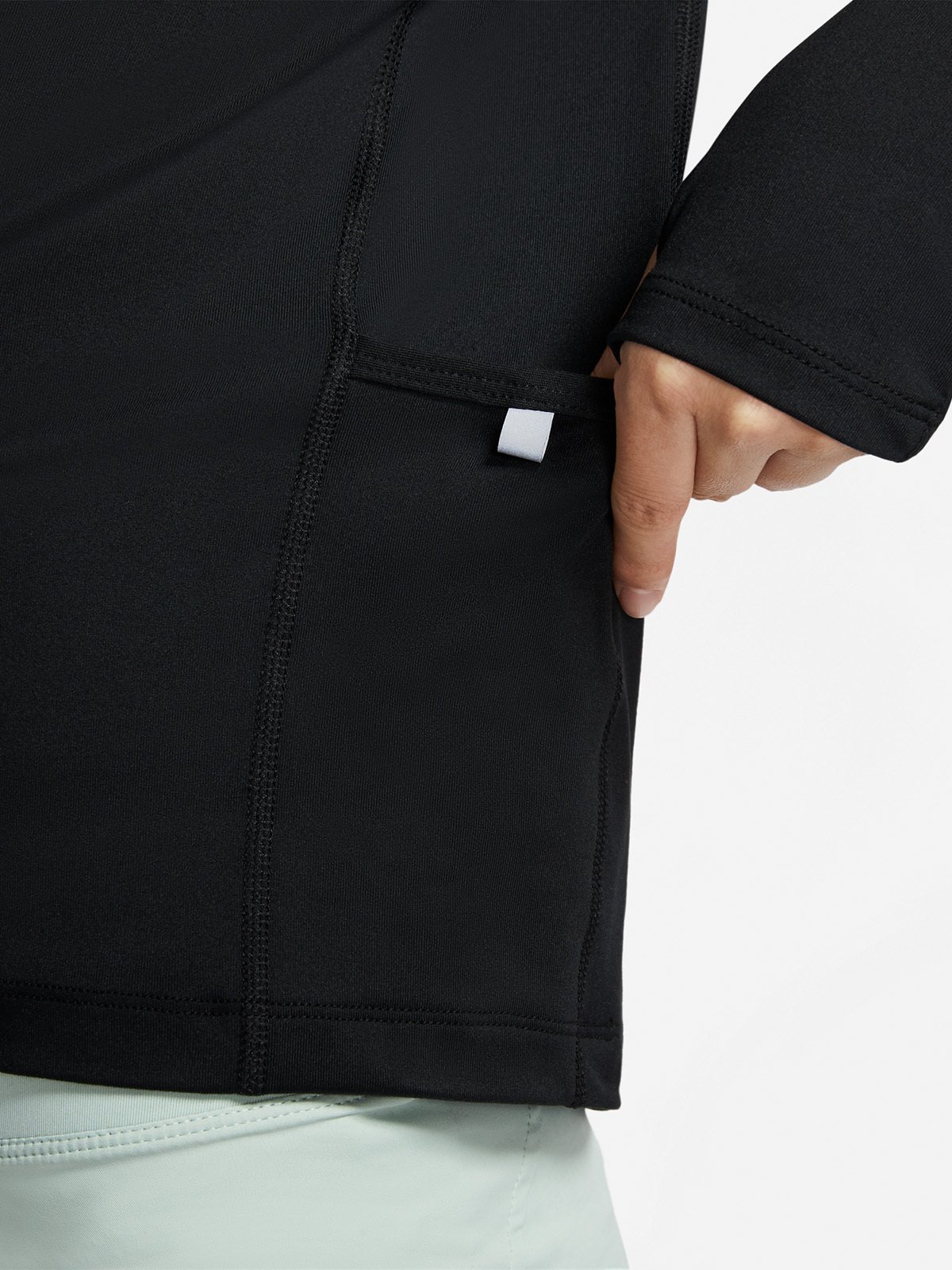 Nike Element Long Sleeve Black/Silver