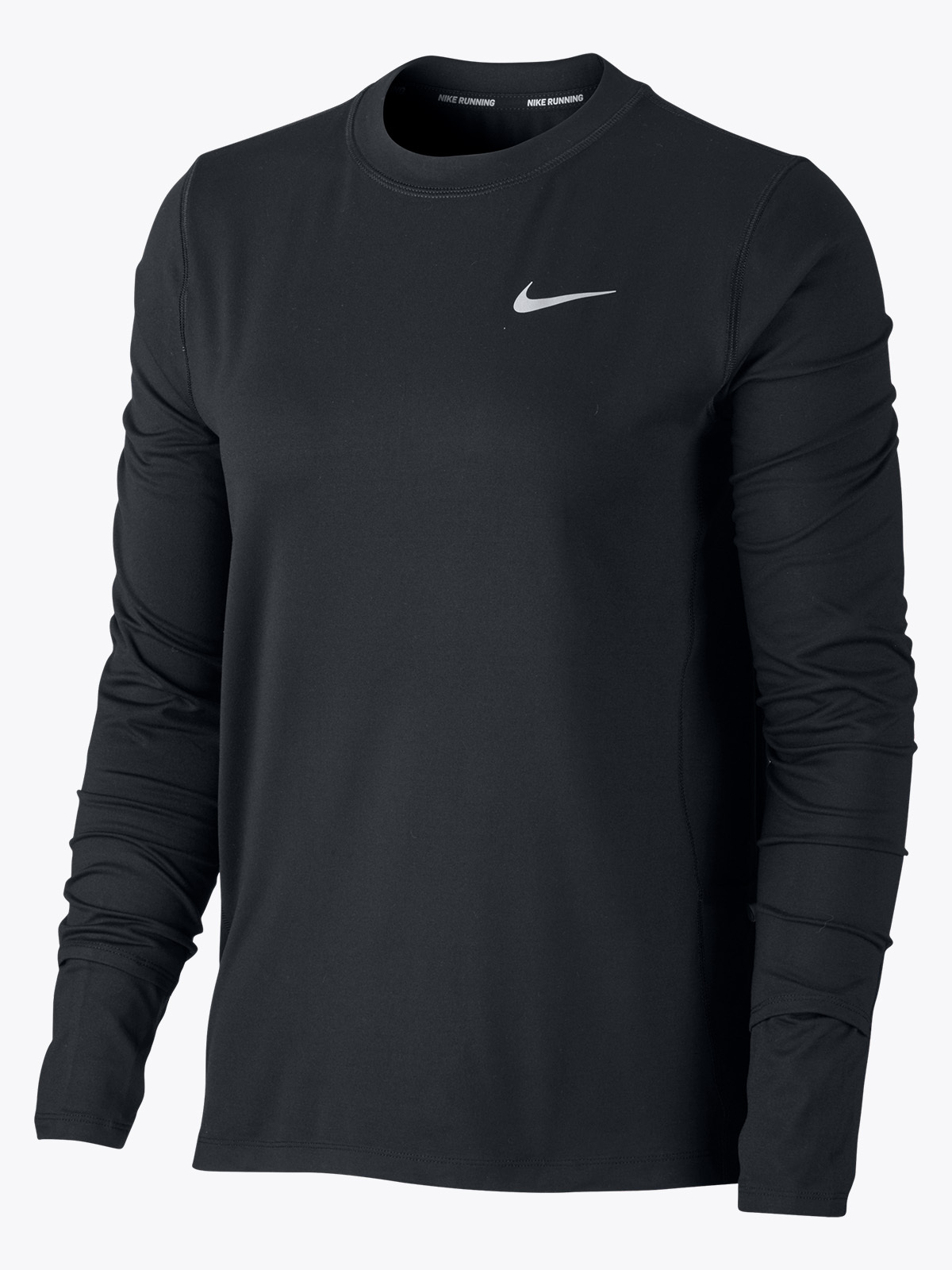 Nike Element Long Sleeve Black/Silver