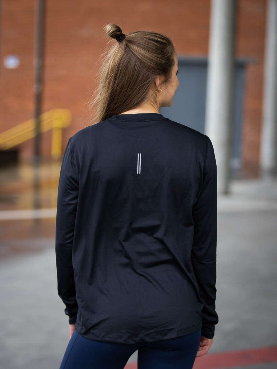 Nike Element Long Sleeve Black/Silver