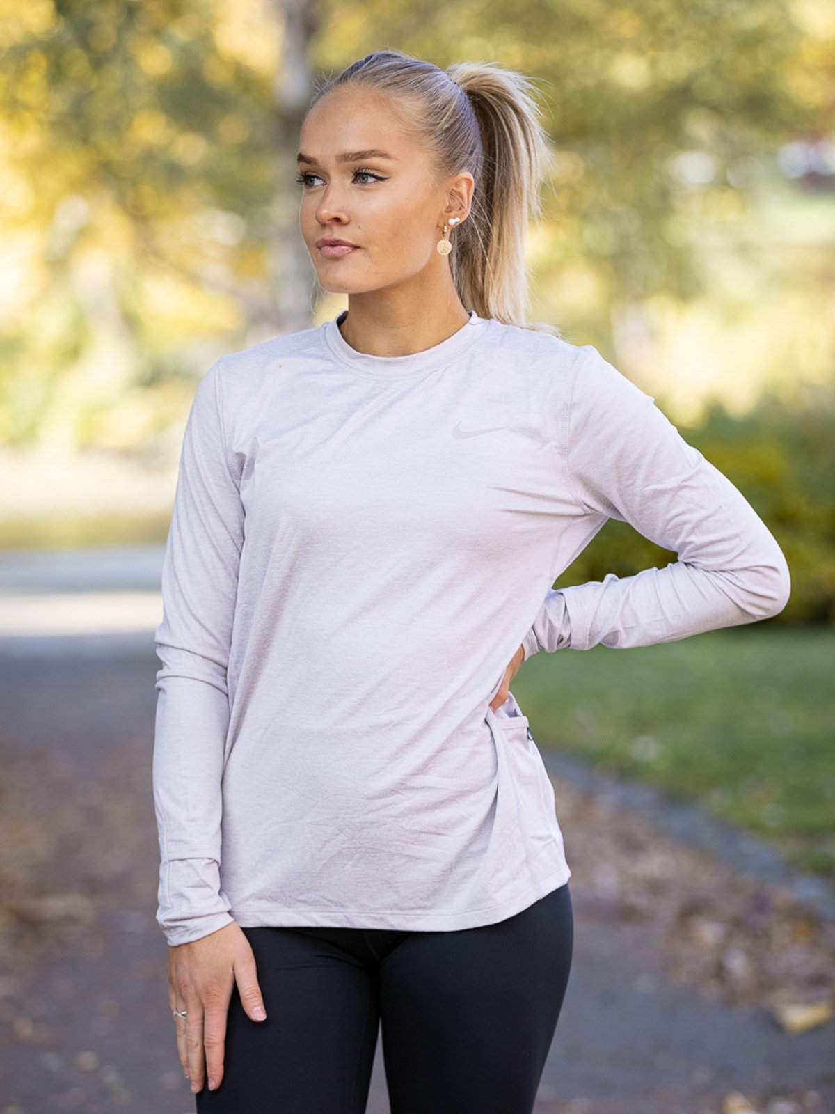 Nike Element Long Sleeve Smoke grey/ Reflective silver