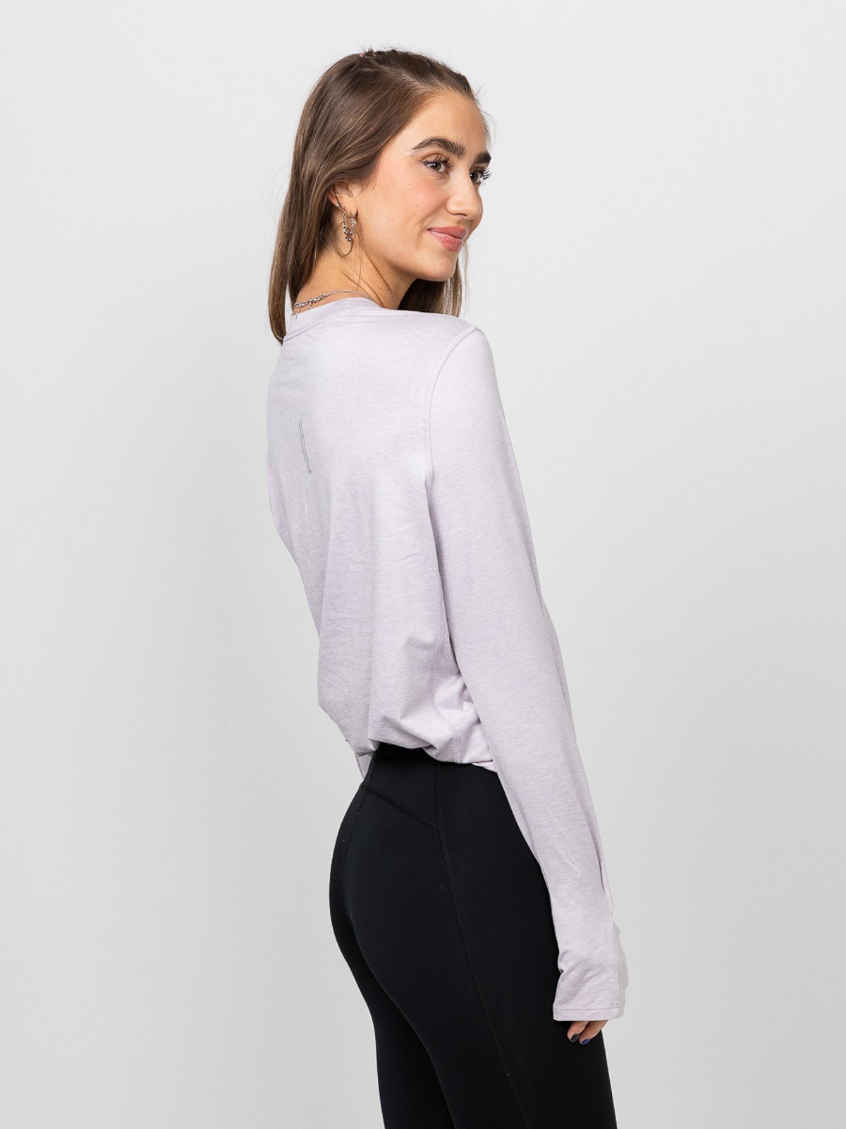 Nike Element Long Sleeve Smoke grey/ Reflective silver