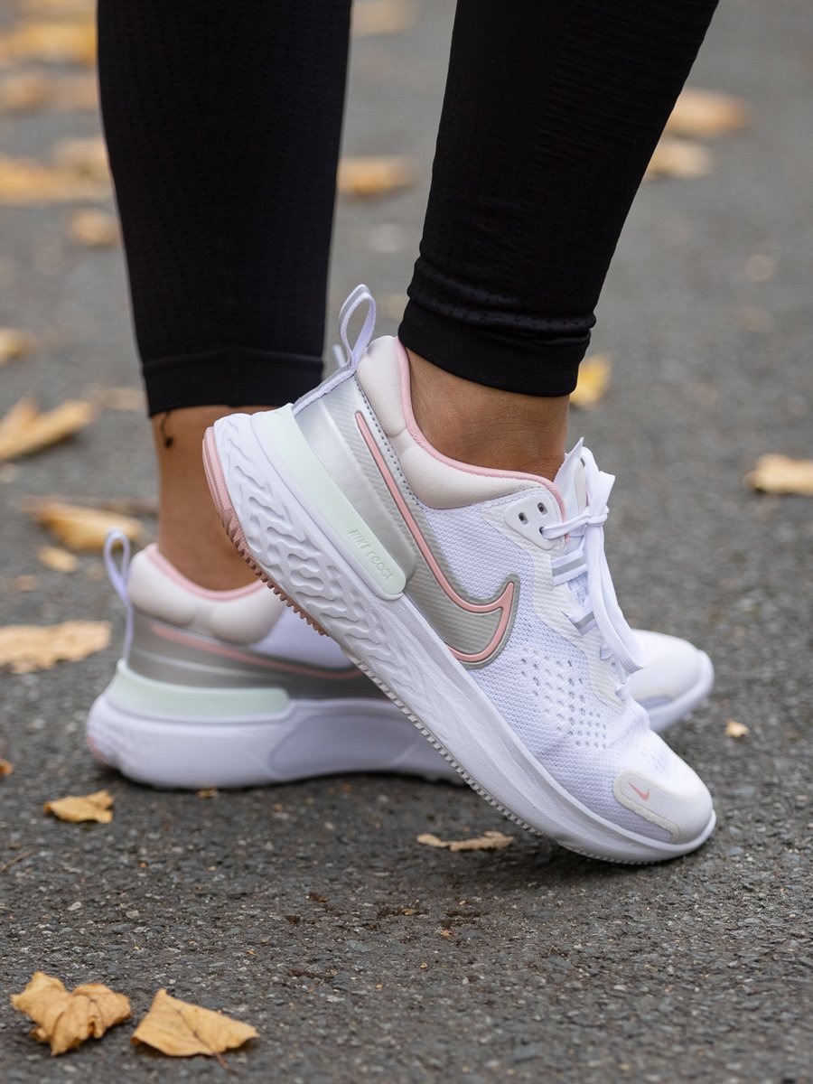 Nike React Miler 2 White/ Pink Glaze - Light Soft Pink