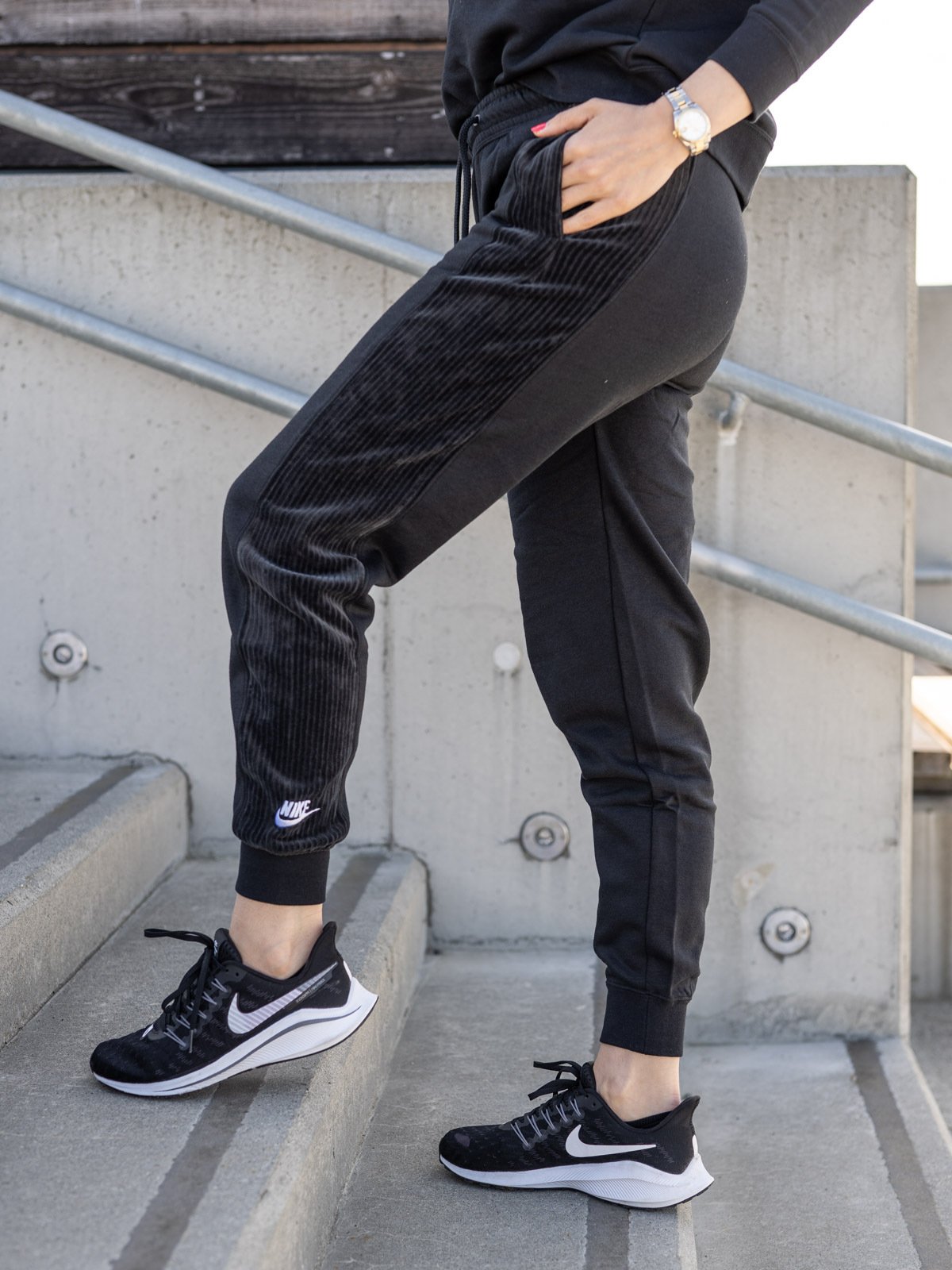Nike Sportswear Heritage Pants Black/ White