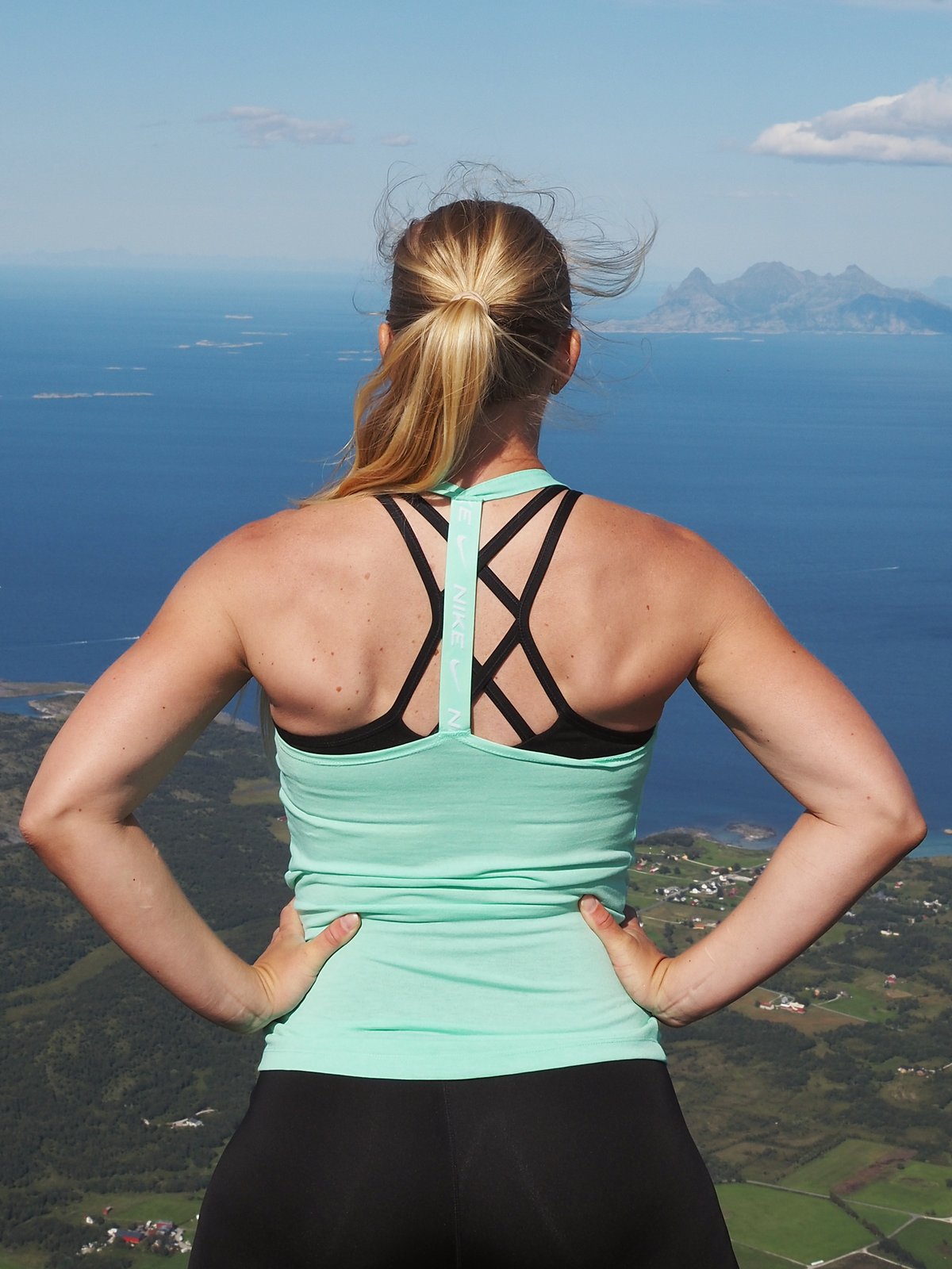 Nike Dri-Fit Training Tank Green Glow/ White