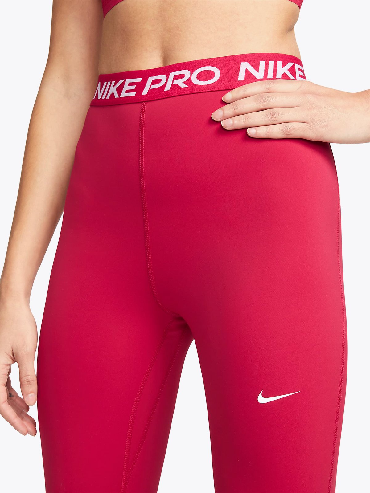 Nike Nike Pro 365 High Rise tights Mystic Hibiscus/White