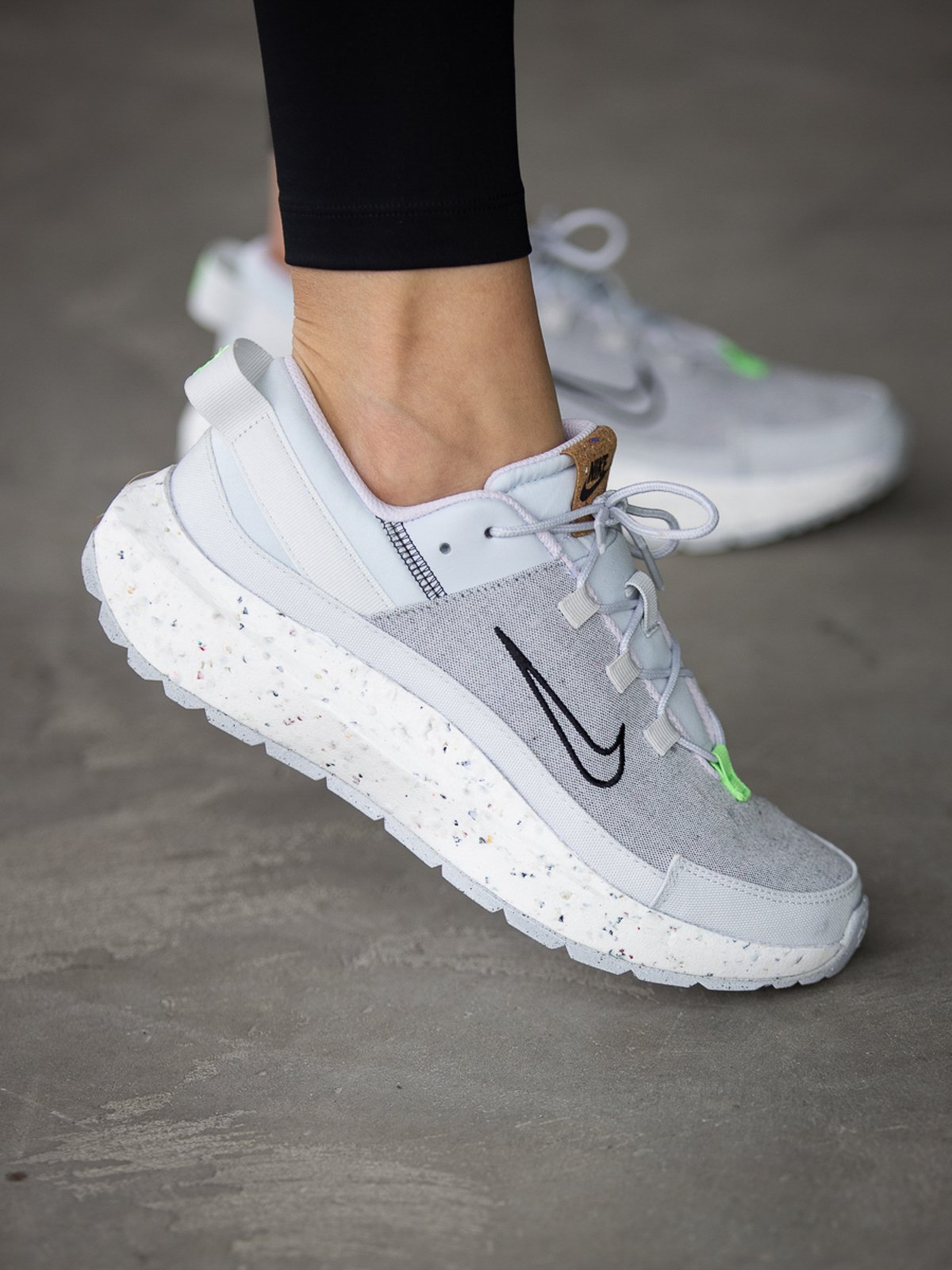 Nike Crater Remixa Pure Platinum/ Black-Photon Dust