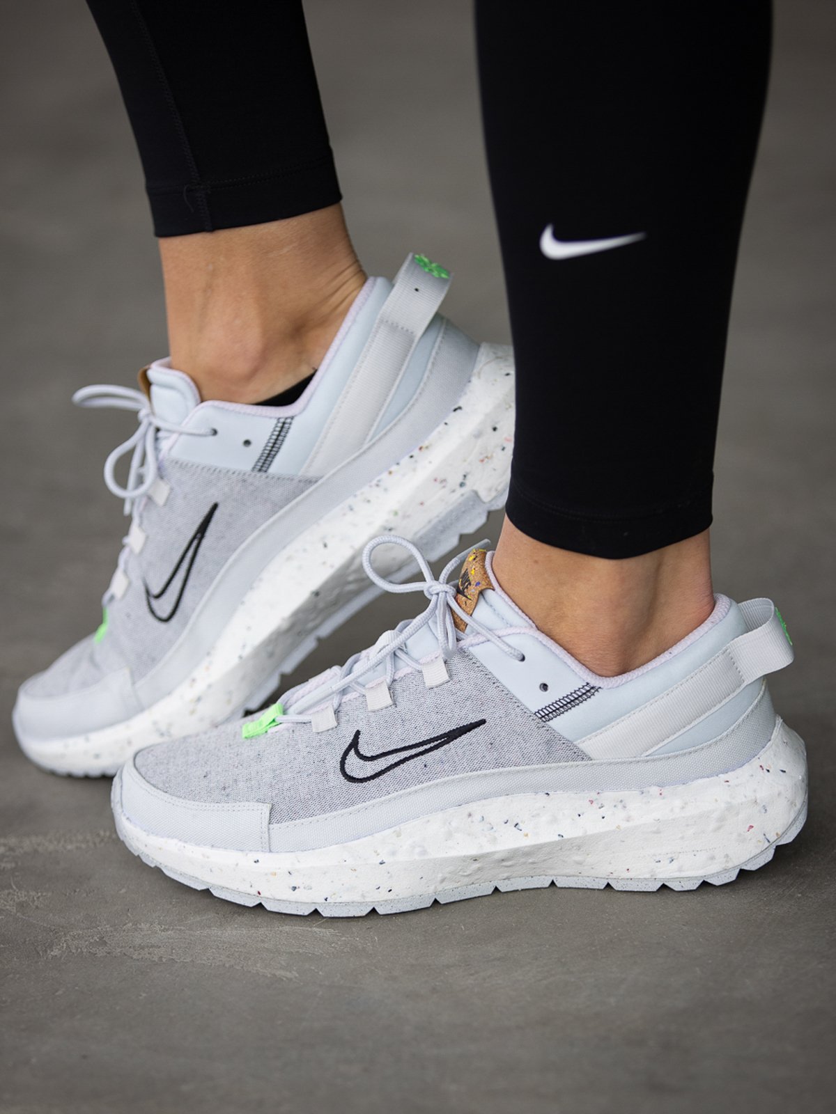 Nike Crater Remixa Pure Platinum/ Black-Photon Dust