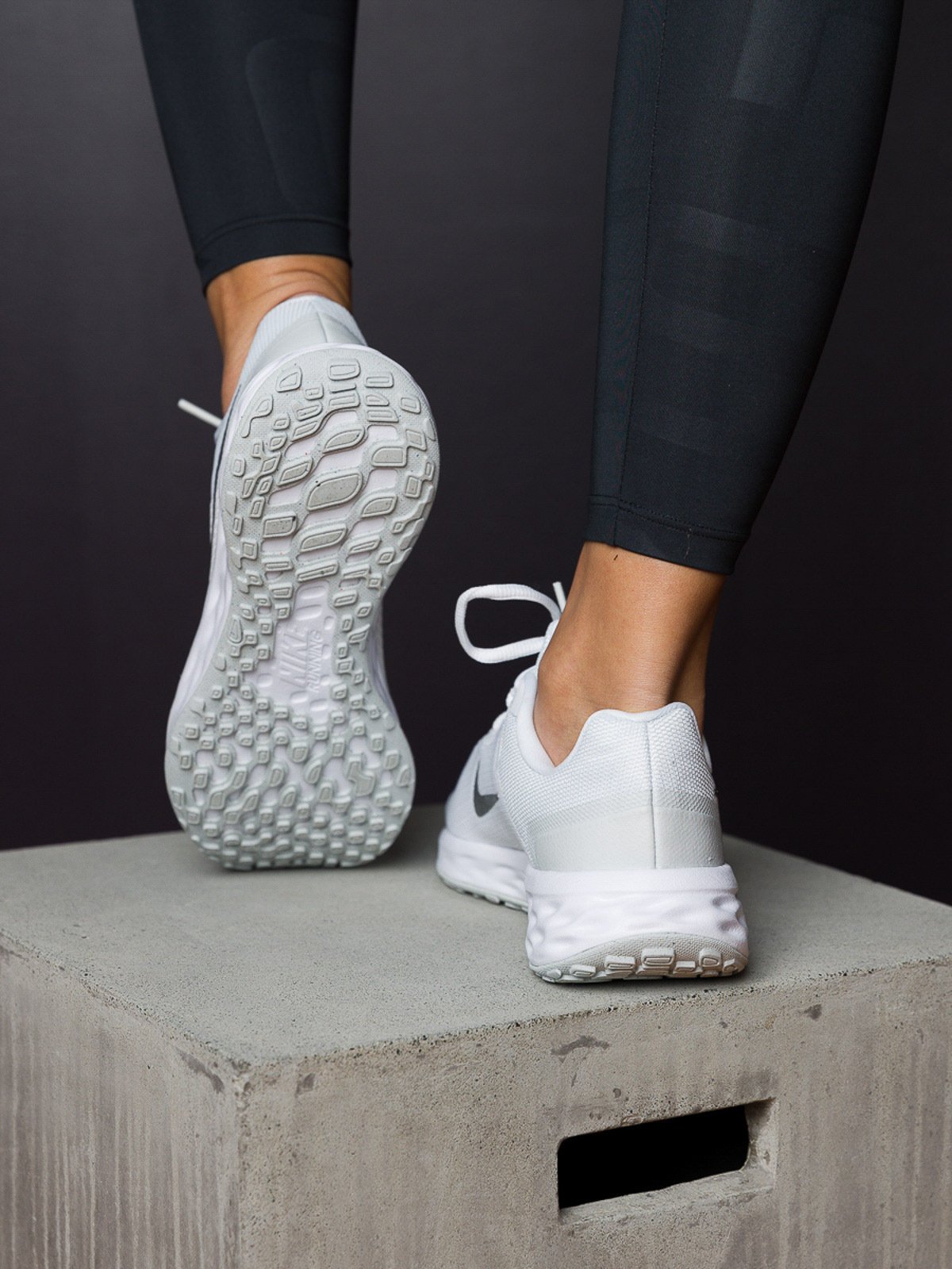 Nike Revolution 6 Next Nature Hvit/Pure Platinum/Metallic Silver