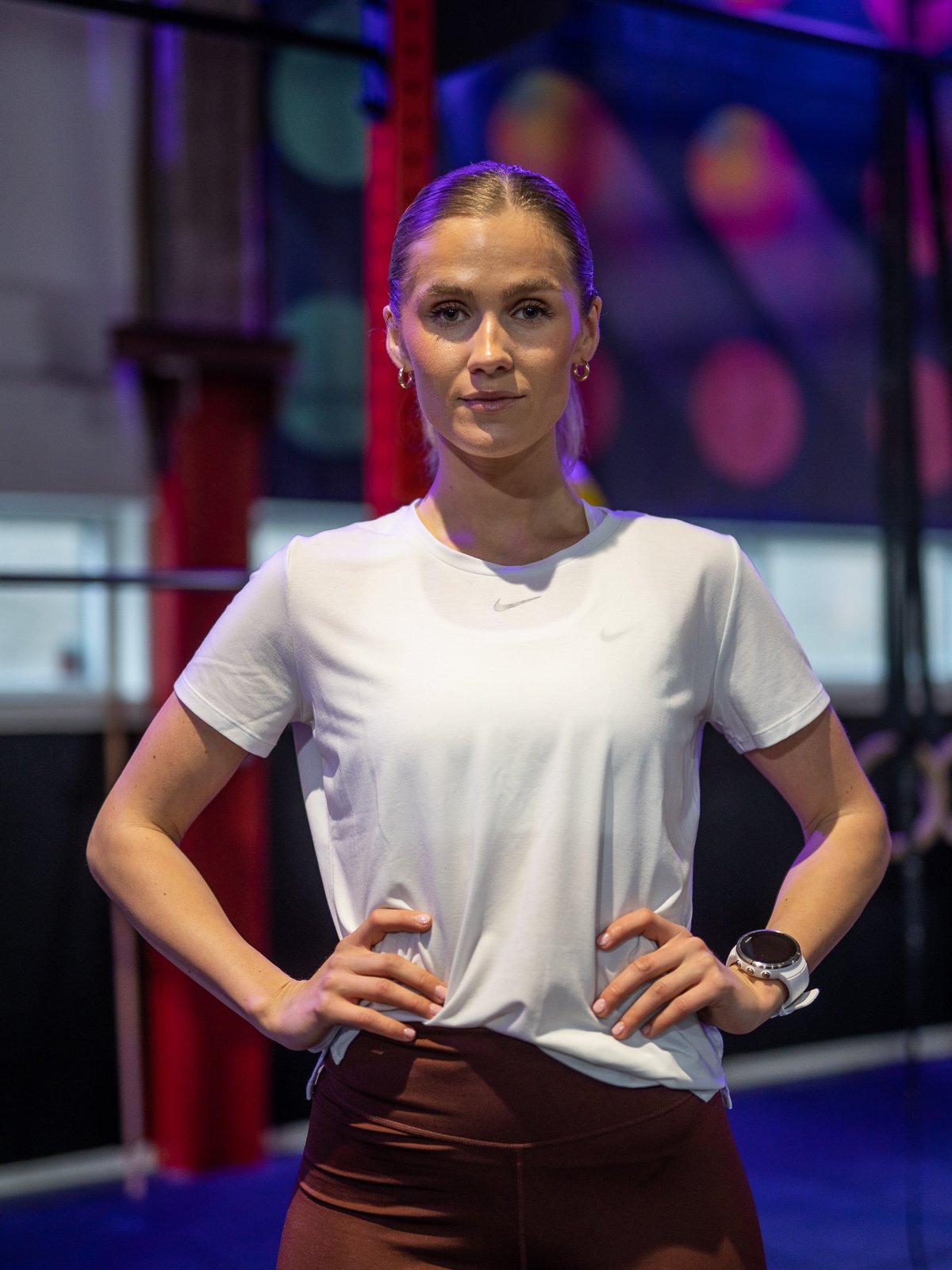 Nike One Luxe Short Sleeve Standard Top White/ Reflective Silver