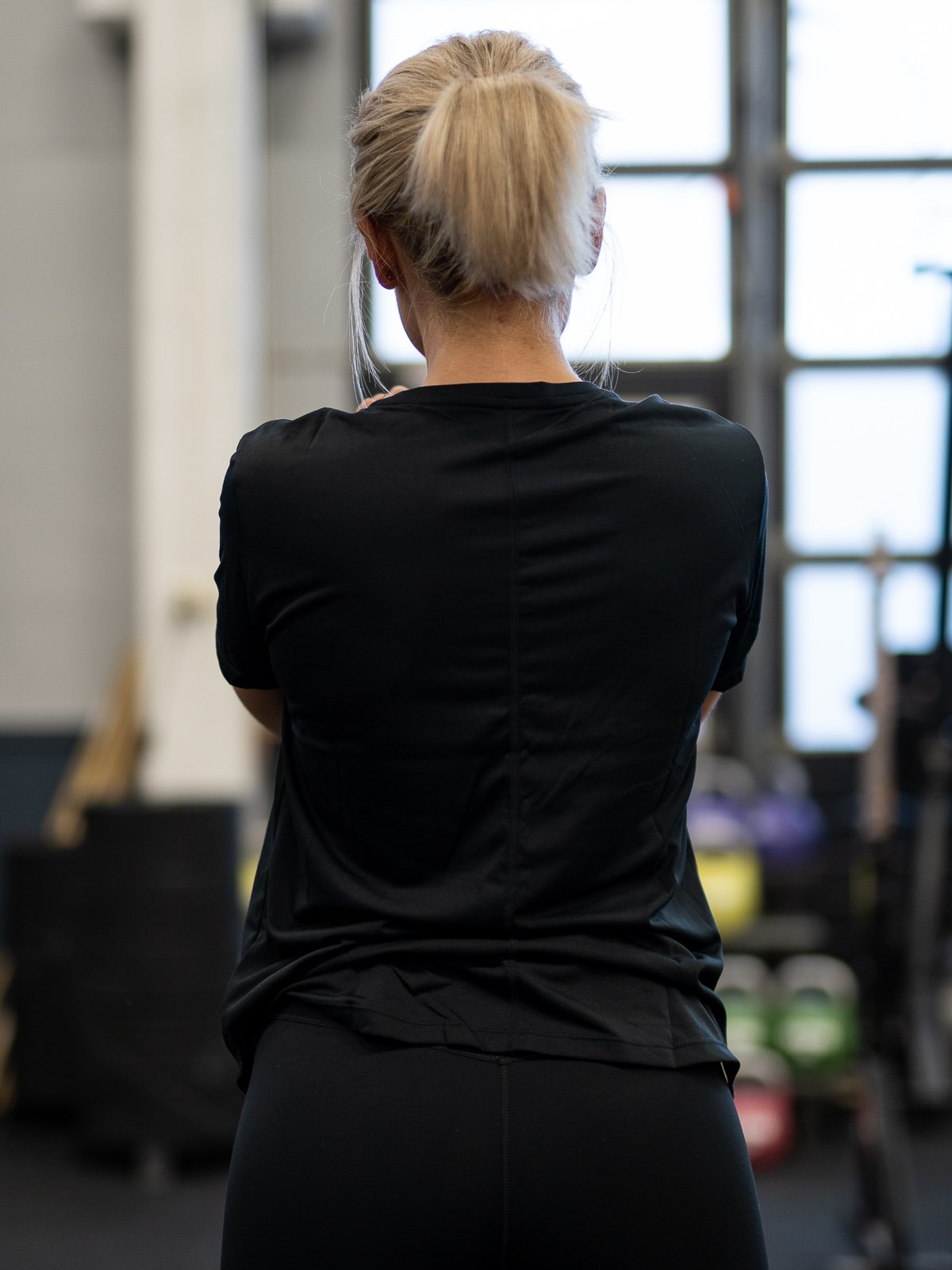 Nike One Short Sleeve Standard Top Black/ White