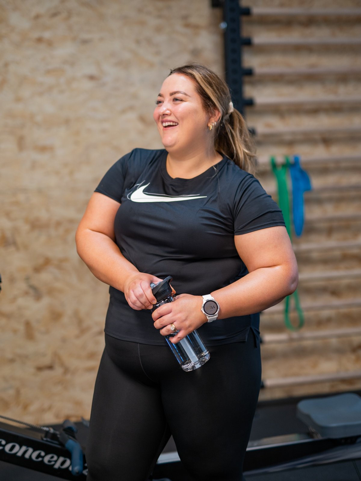 Nike Dri Fit Swoosh Run Short Sleeve Top Black/ White