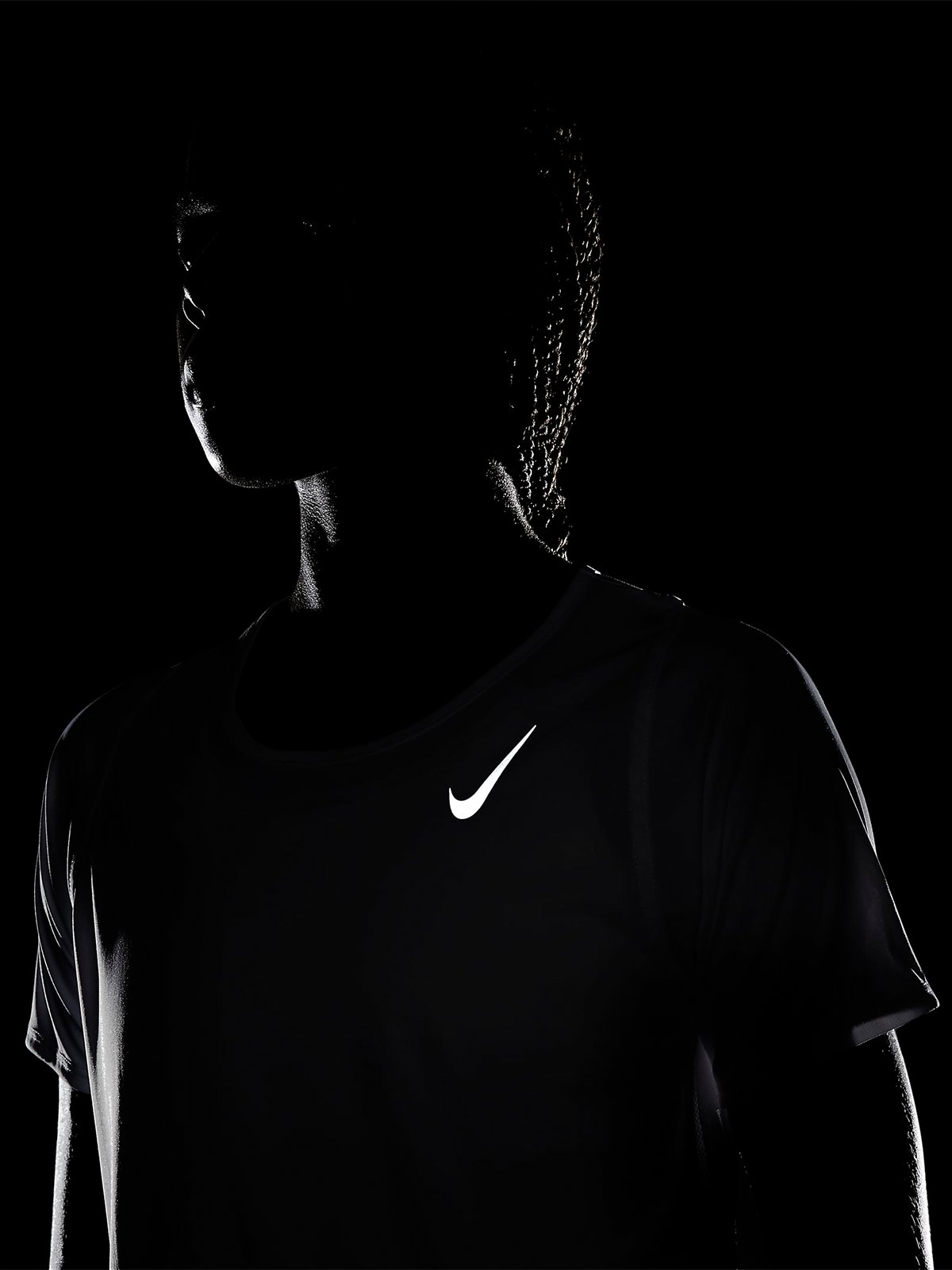 Nike Dri-Fit Race Short Sleeve White