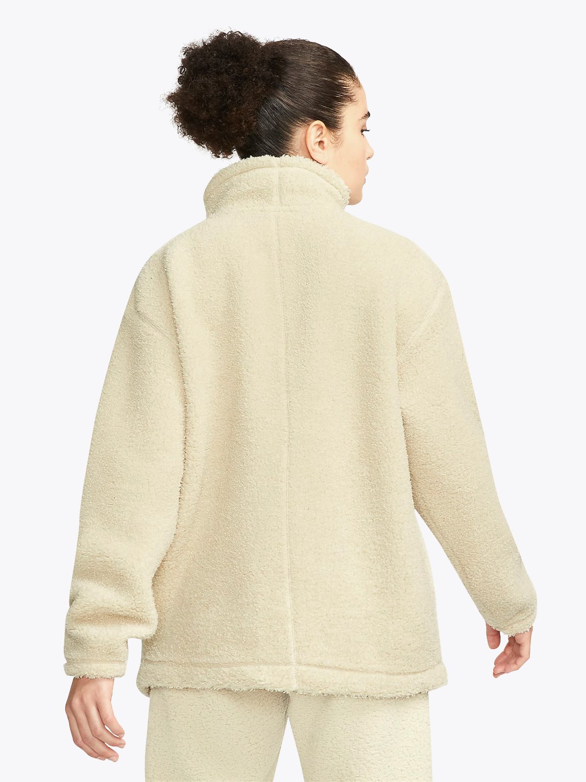 Nike Statement Cozy Top Halfzip Rattan/Svart