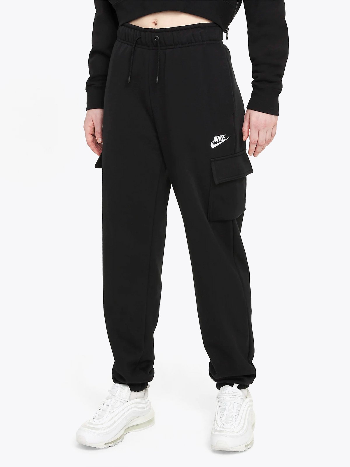 Nike Essential Cargo Pant Svart/Hvit
