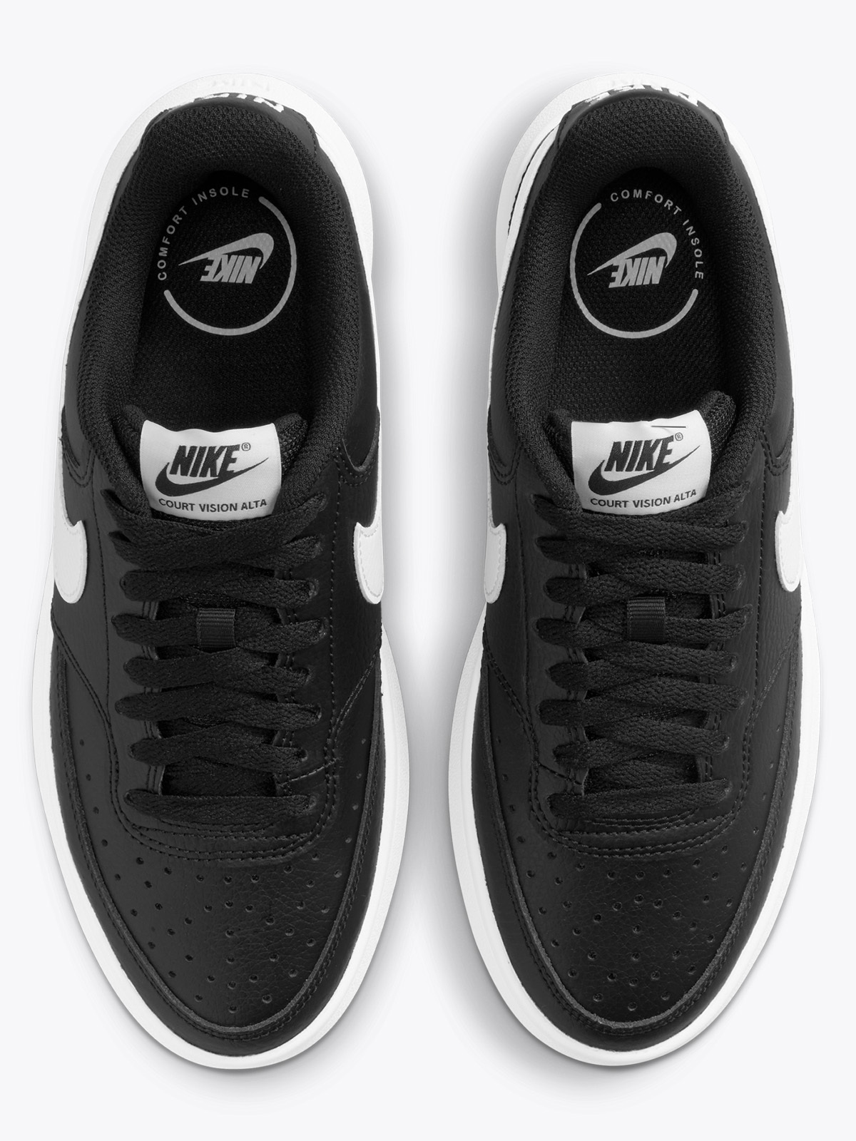 Nike Court Vision Alta Leather Black / White