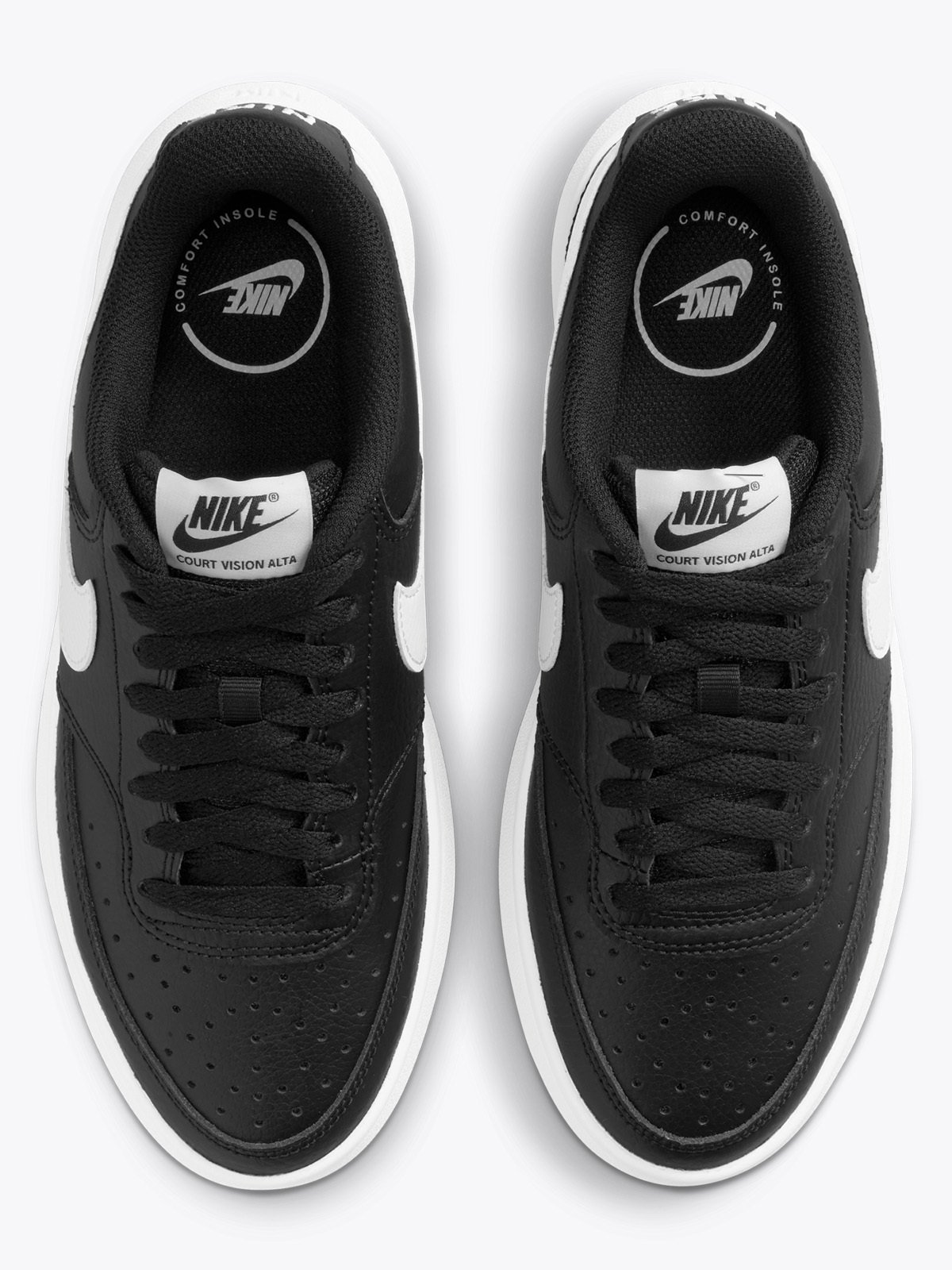 Nike Court Vision Alta Leather Black / White