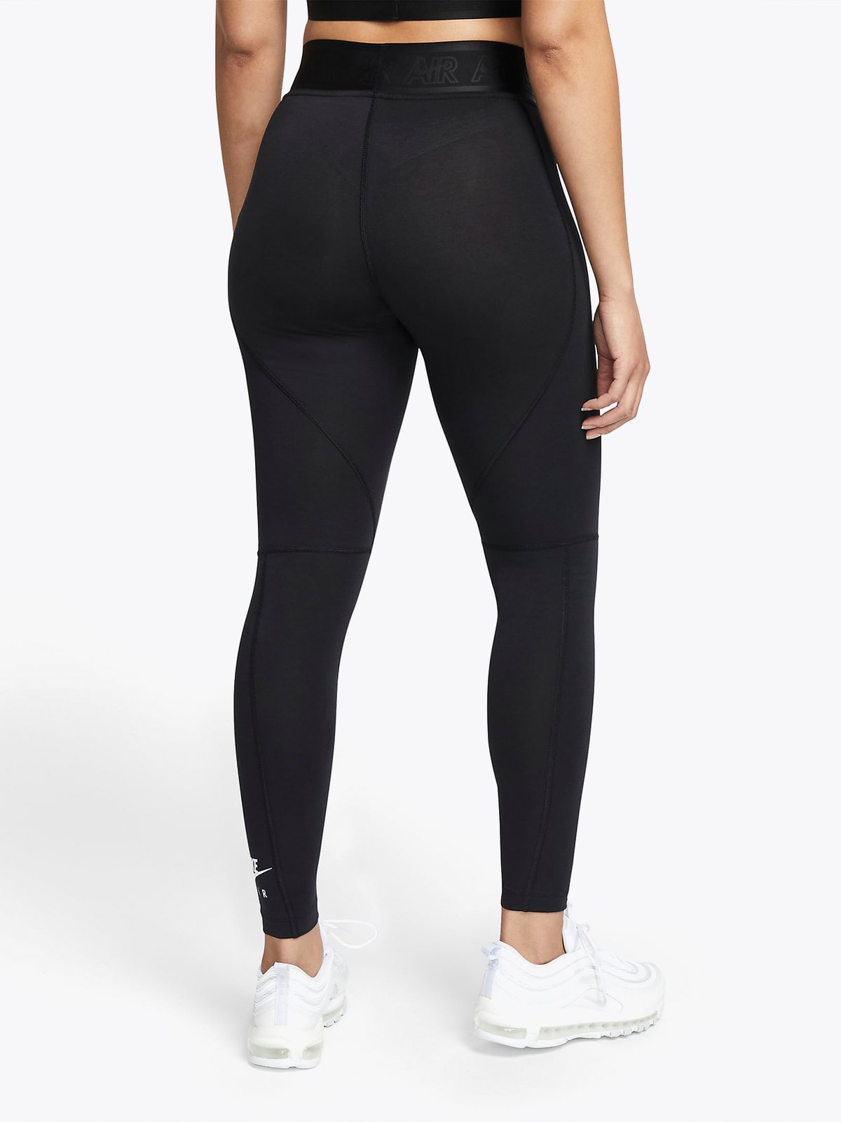 Nike Air High Rise Tights Black/Dark Smoke Grey/White