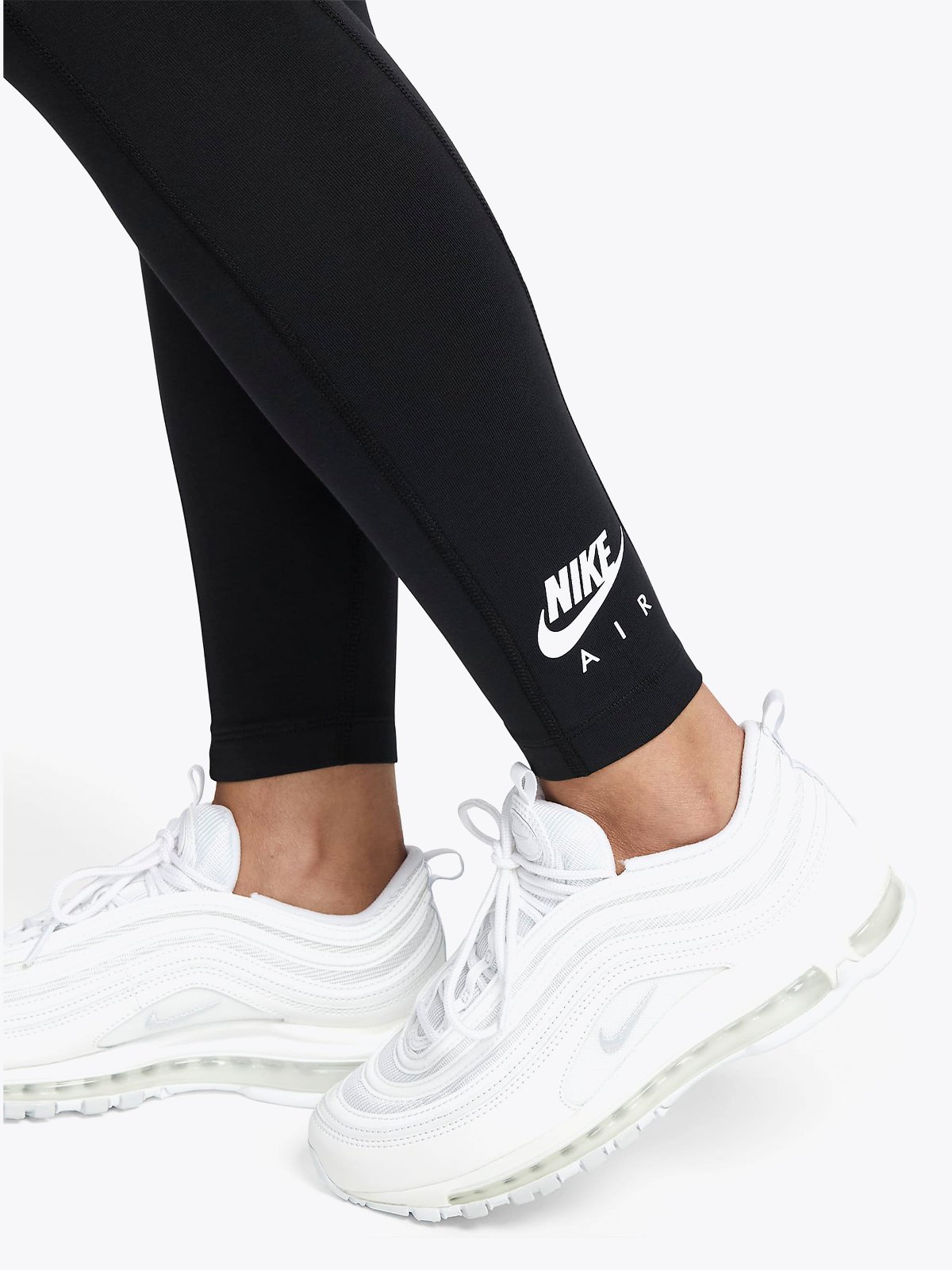 Nike Air High Rise Tights Black/Dark Smoke Grey/White